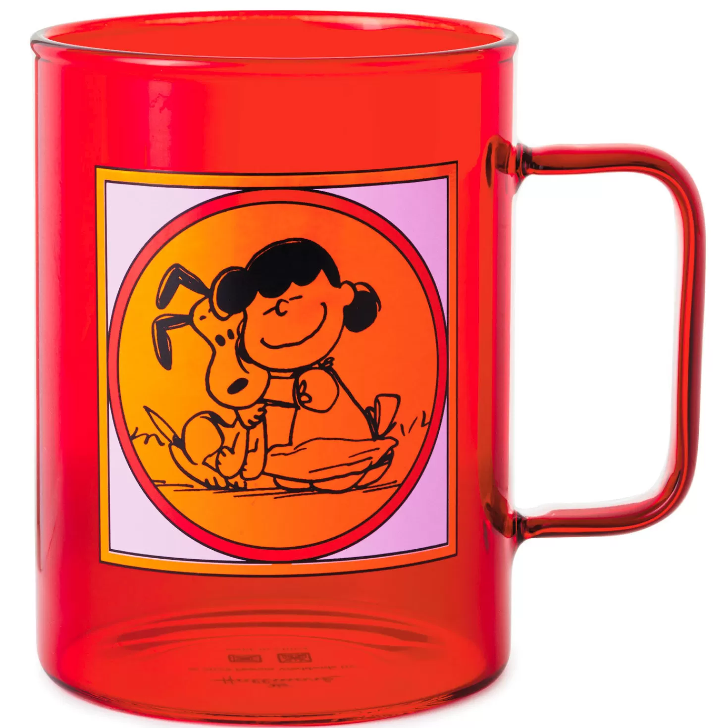 Outlet Peanuts® Happiness Is A Warm Puppy Glass Mug, 20 Oz. Encouragement