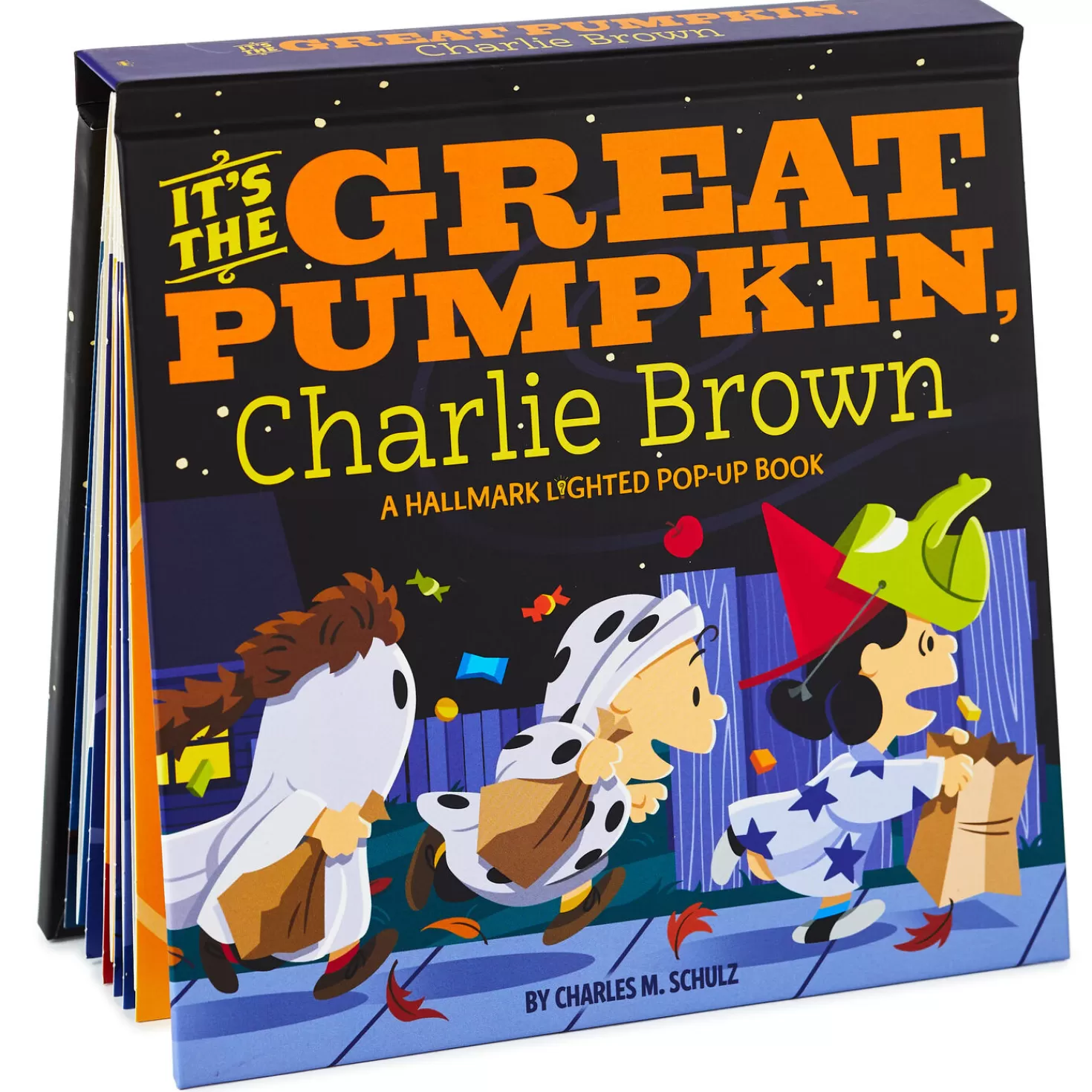Halloween (10/31)>Hallmark Peanuts® It's The Great Pumpkin, Charlie Brown Lighted Pop-Up Book