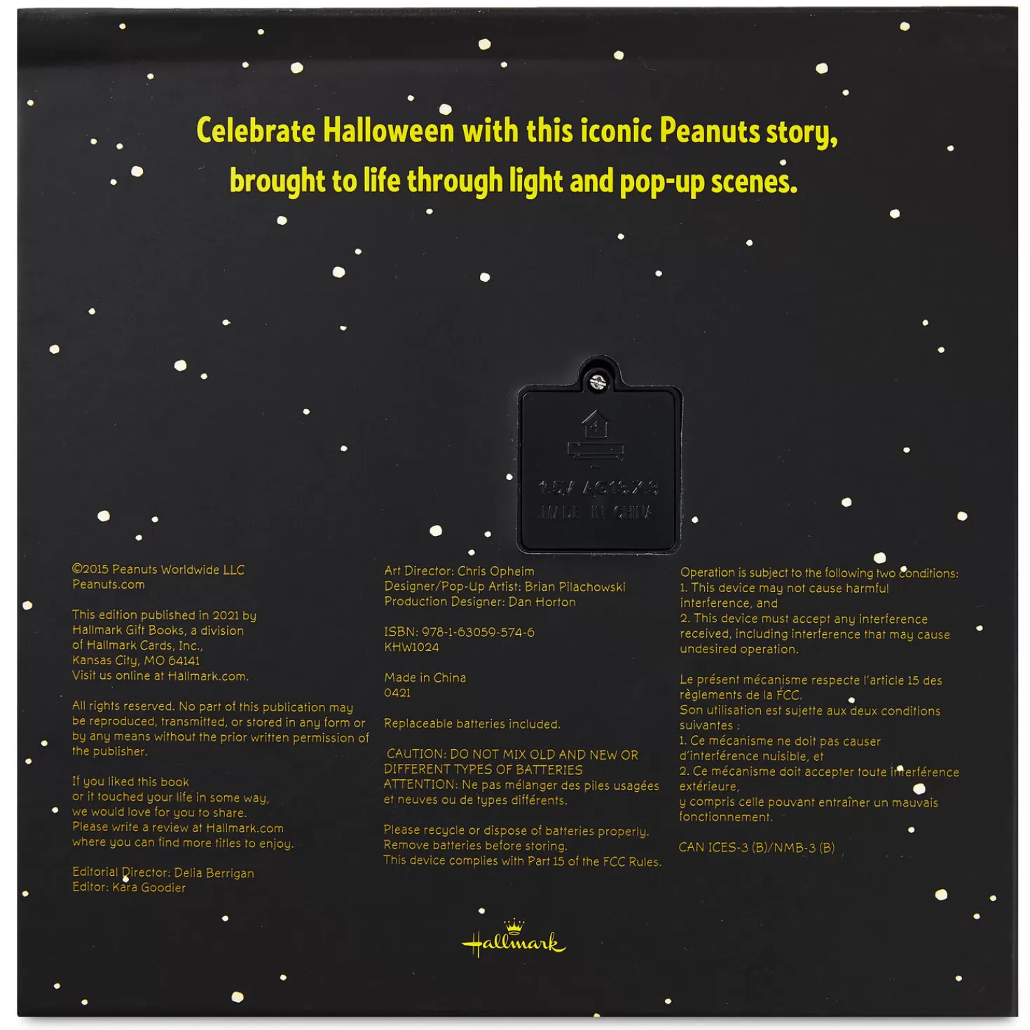 Halloween (10/31)>Hallmark Peanuts® It's The Great Pumpkin, Charlie Brown Lighted Pop-Up Book