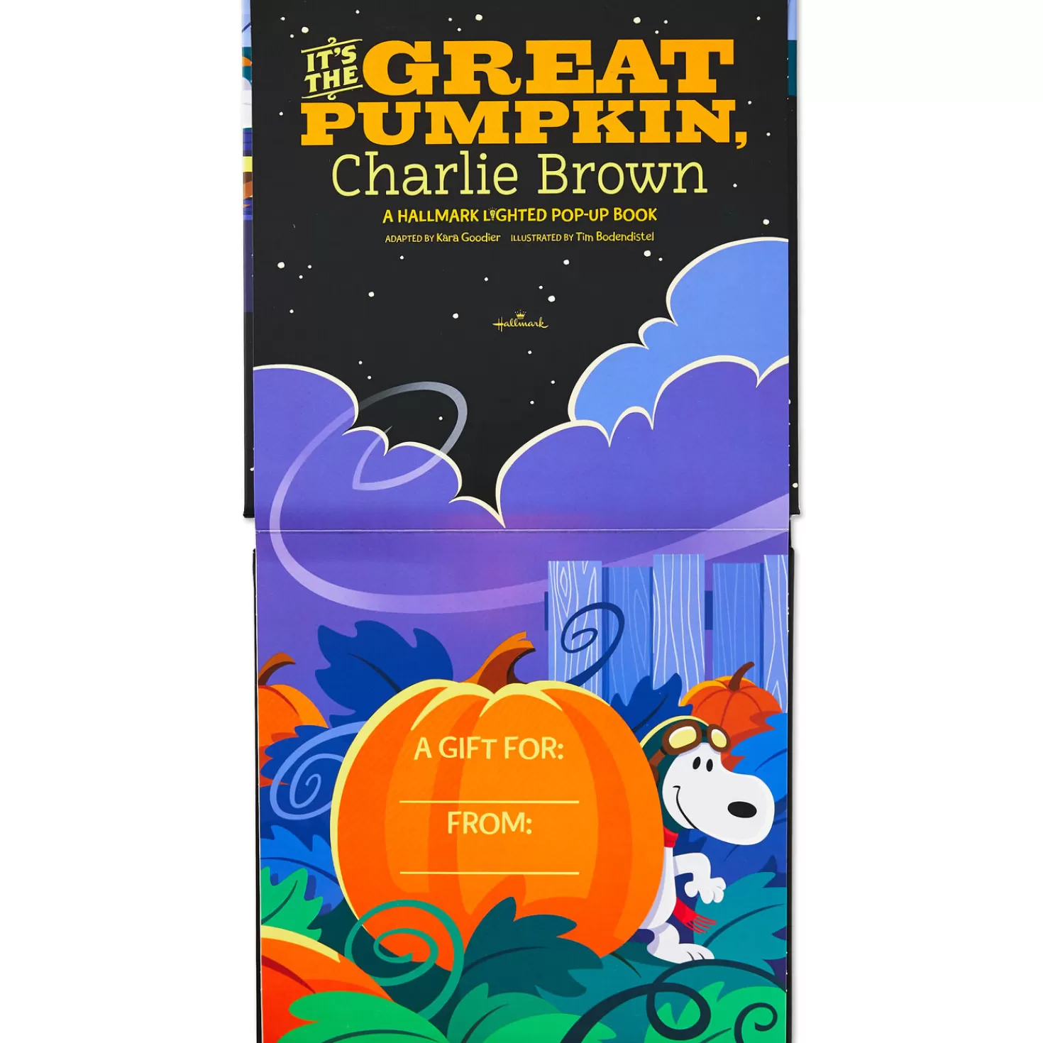 Halloween (10/31)>Hallmark Peanuts® It's The Great Pumpkin, Charlie Brown Lighted Pop-Up Book
