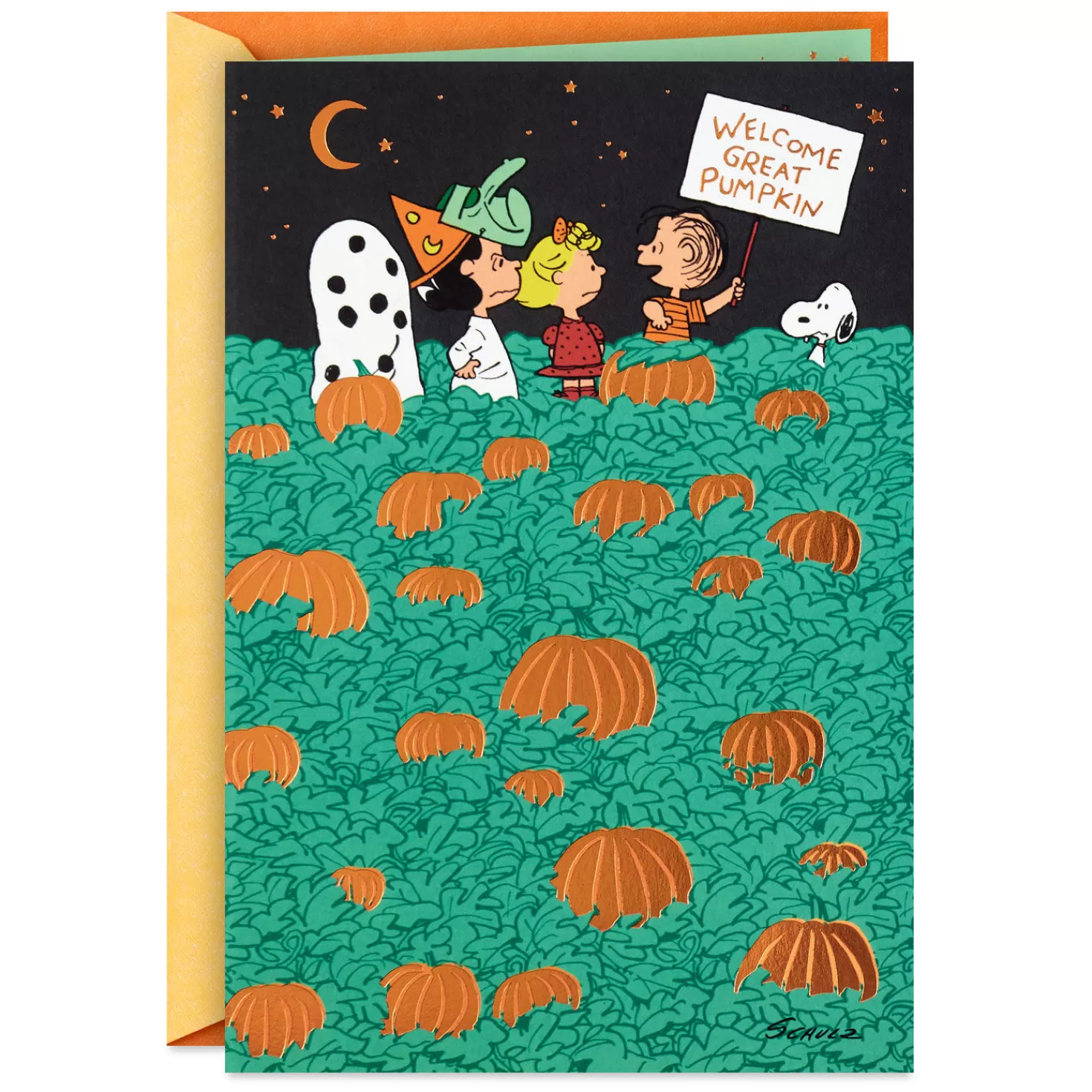 Halloween (10/31)>Hallmark Peanuts® Welcome Great Pumpkin Halloween Card