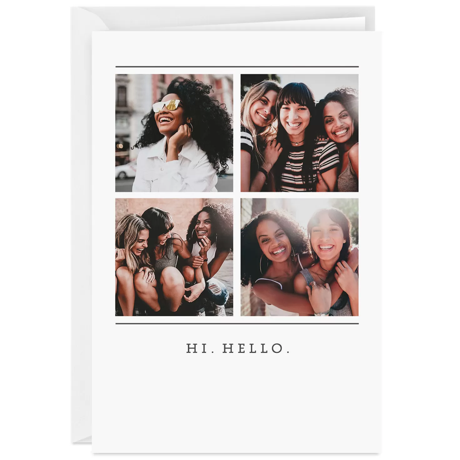 Shop Personalized Create Your Own Photo Collage Photo Card Thank You