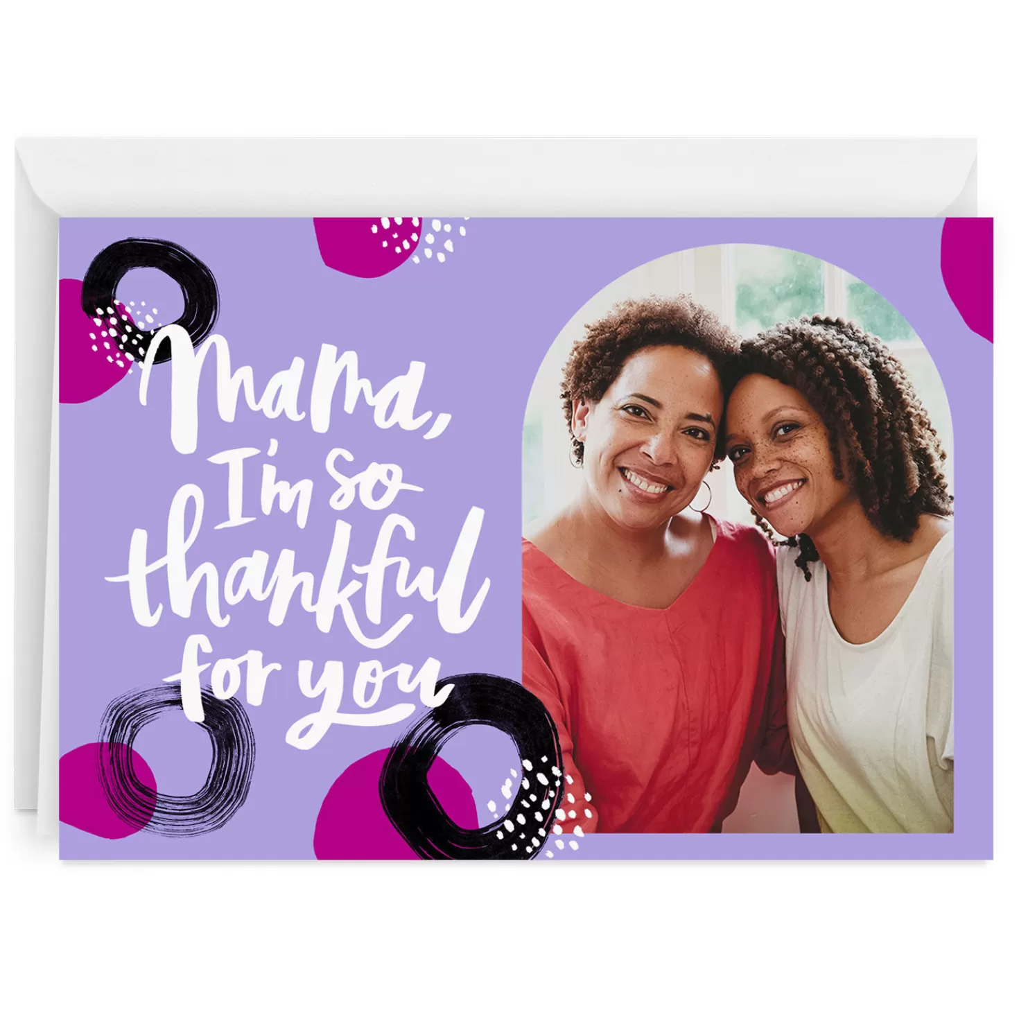 Clearance Personalized Thankful For You, Mama Photo Card Thank You