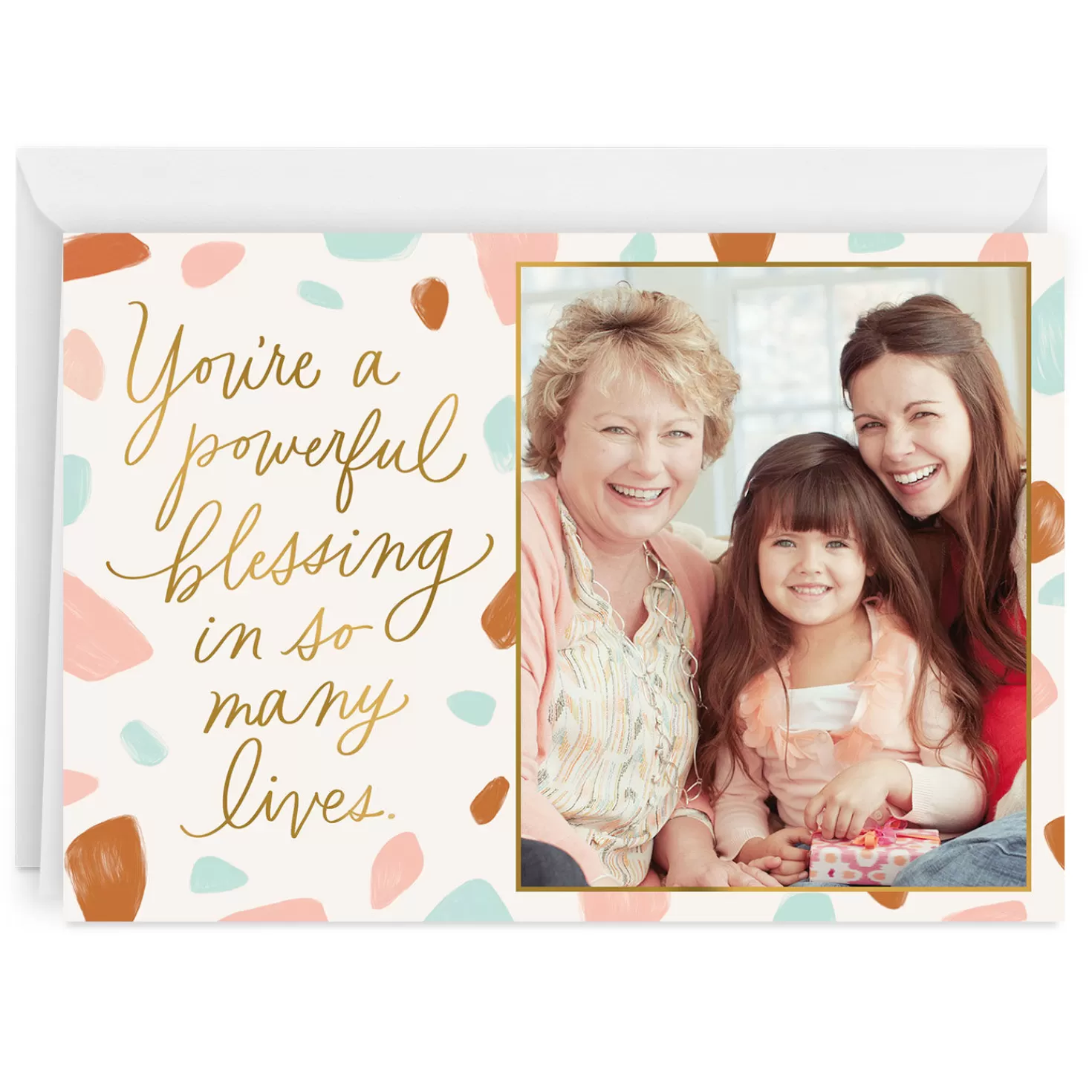 Sale Personalized You'Re A Blessing Photo Card Encouragement