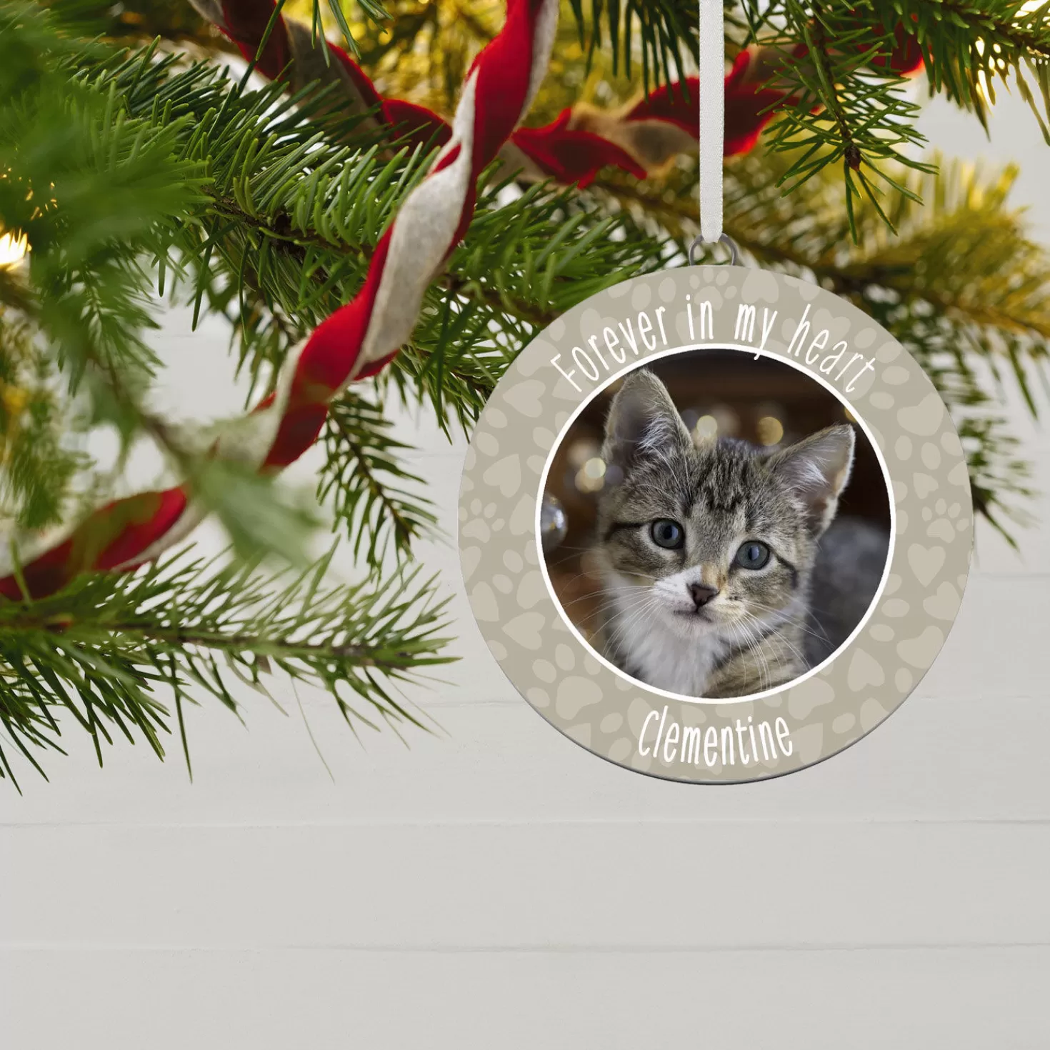Flash Sale Pet Memorial Personalized Text And Photo Ceramic Ornament Sympathy