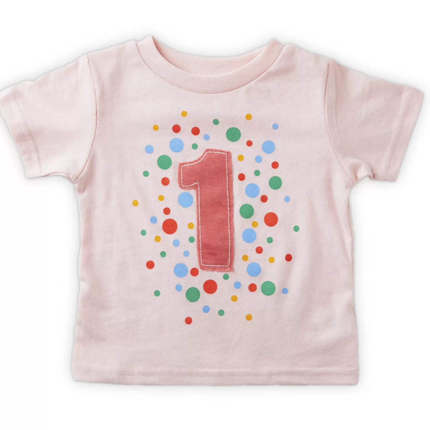Baby>Hallmark Pink First Birthday T-Shirt, 12 Months