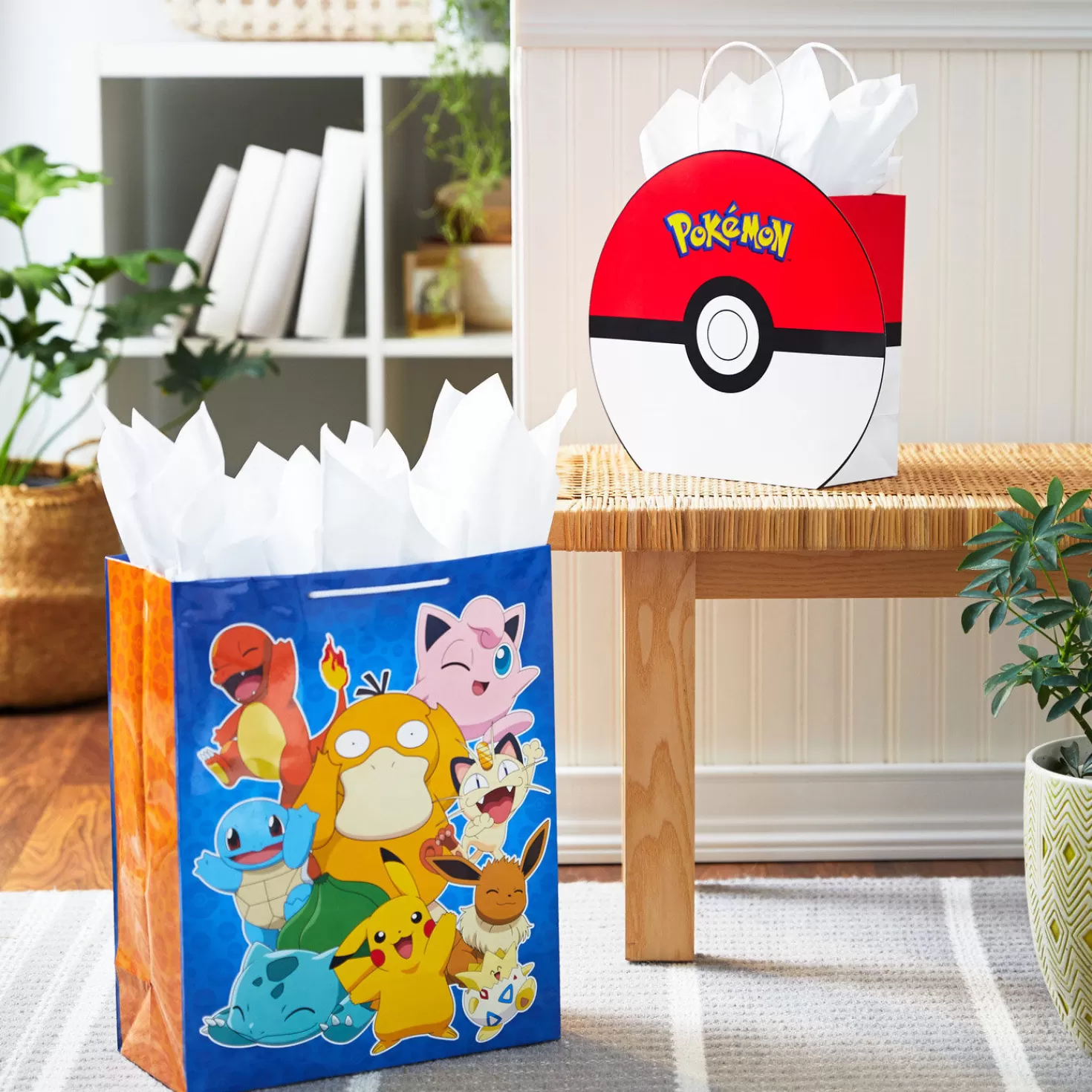 Birthday>Hallmark Pokemon And Poke Ball Gift Bags, Assorted Sizes