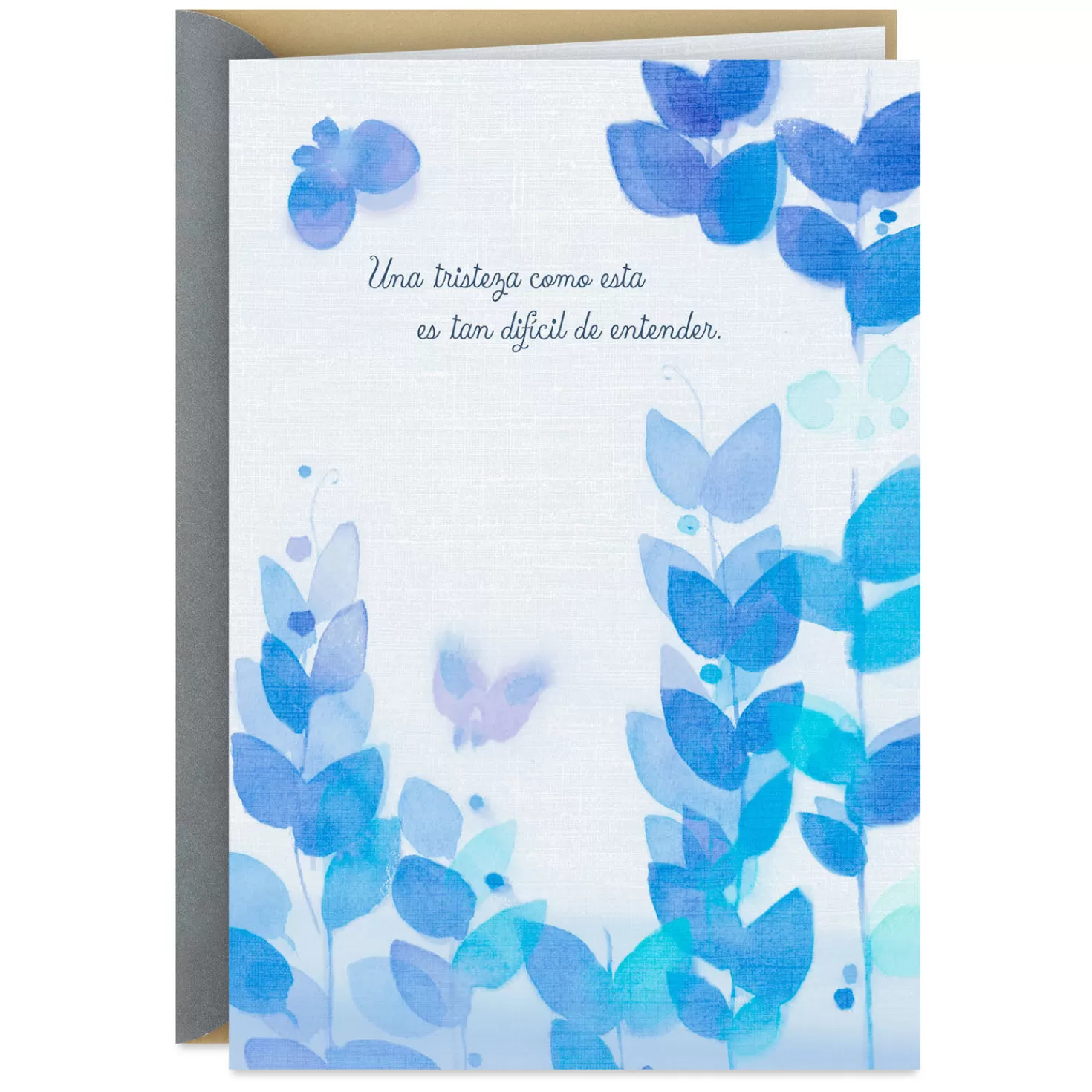 Hot Praying For You Spanish-Language Sympathy Card Sympathy