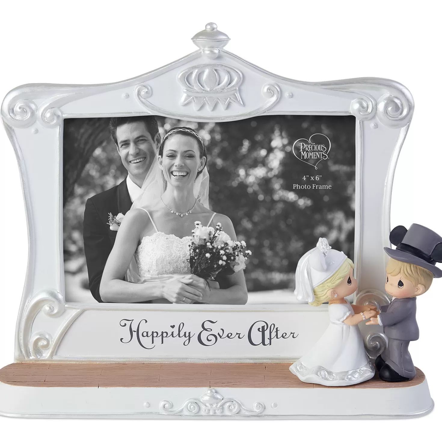 Discount Precious Moments Disney Mickey Mouse Happily Ever After Picture Frame, 4X6 Wedding