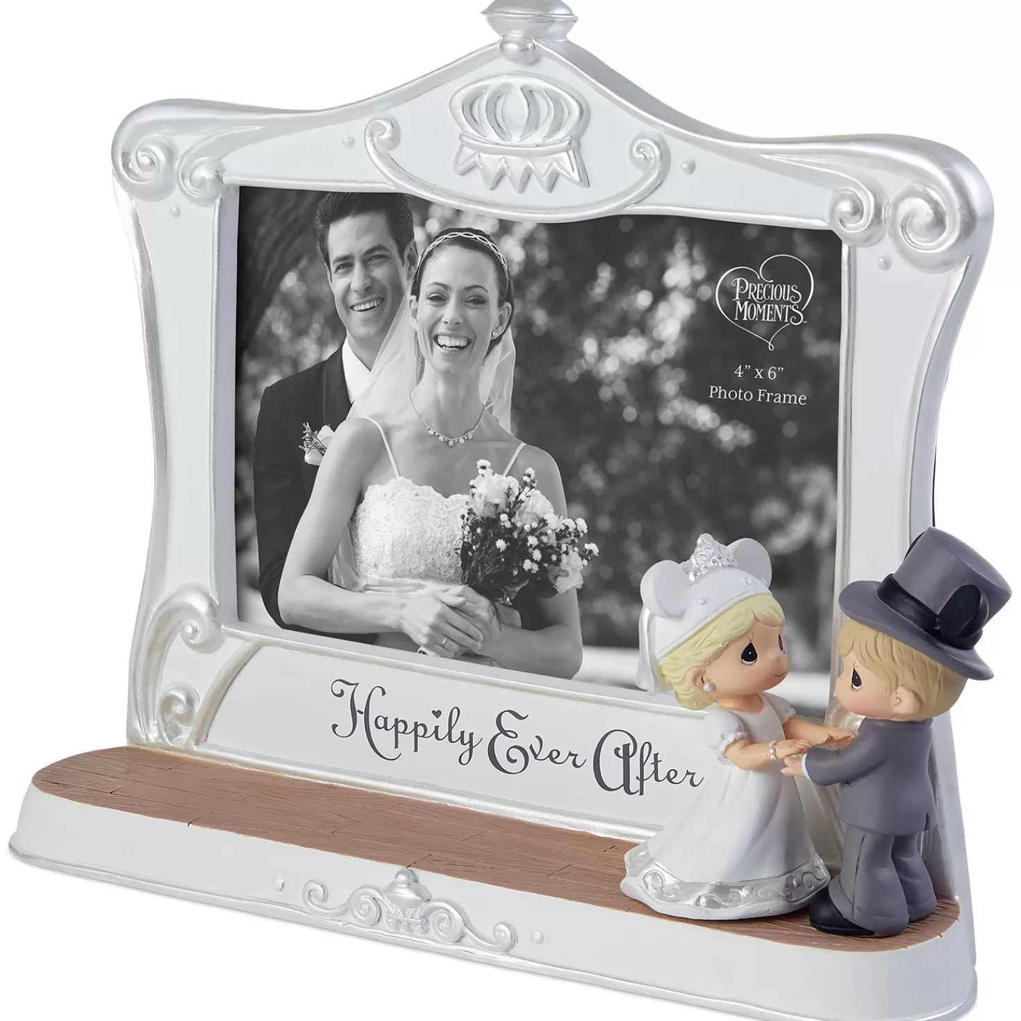 Discount Precious Moments Disney Mickey Mouse Happily Ever After Picture Frame, 4X6 Wedding