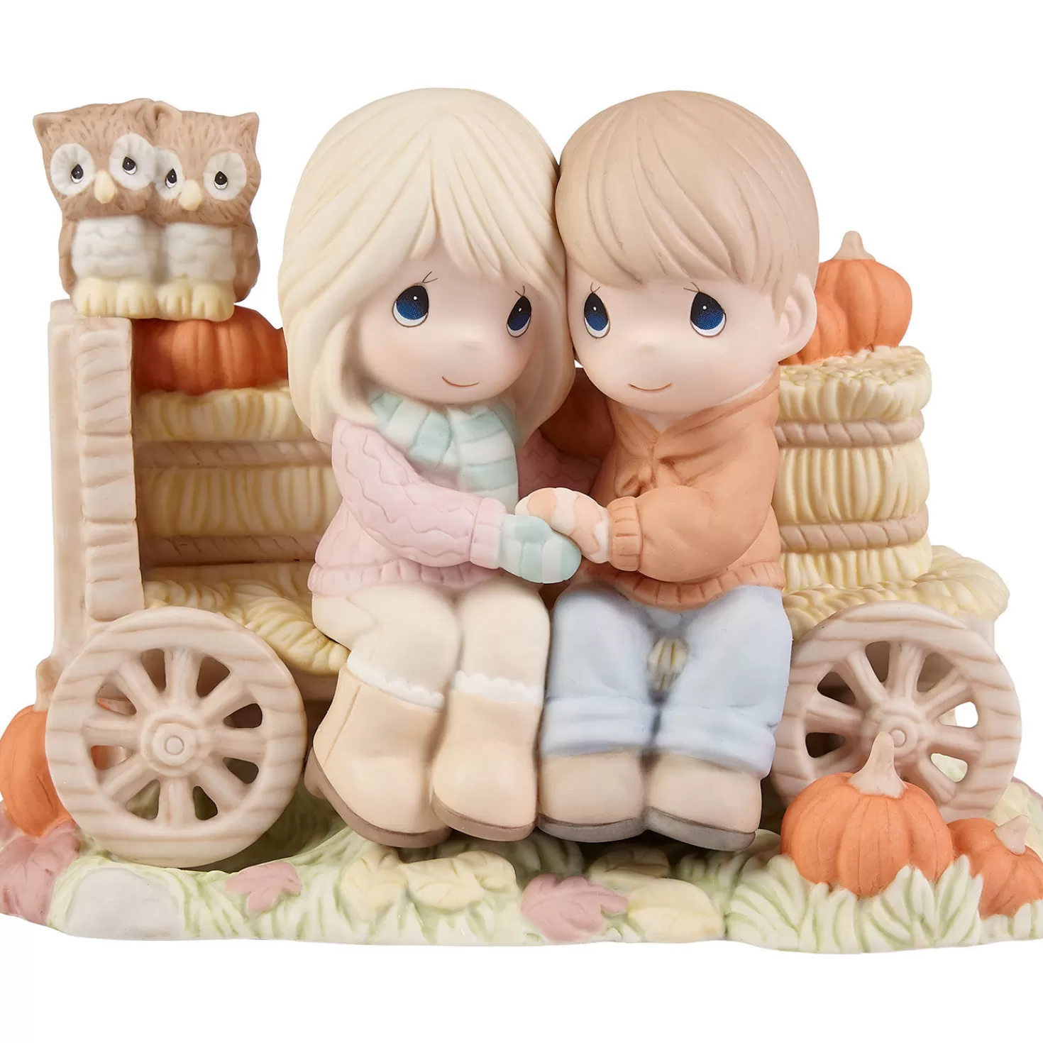 Halloween (10/31)>Hallmark Precious Moments Limited Edition Falling Into Fun With The One I Love Figurine, 5.87"