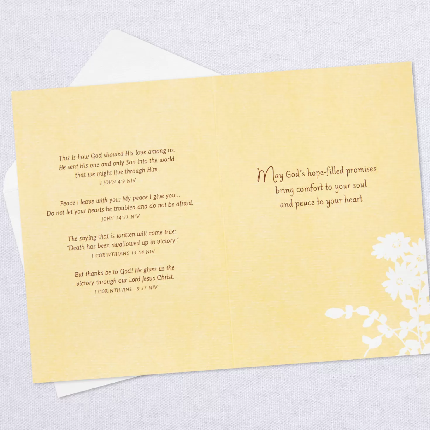 Online Promises Of God's Comfort And Hope Religious Sympathy Card Sympathy
