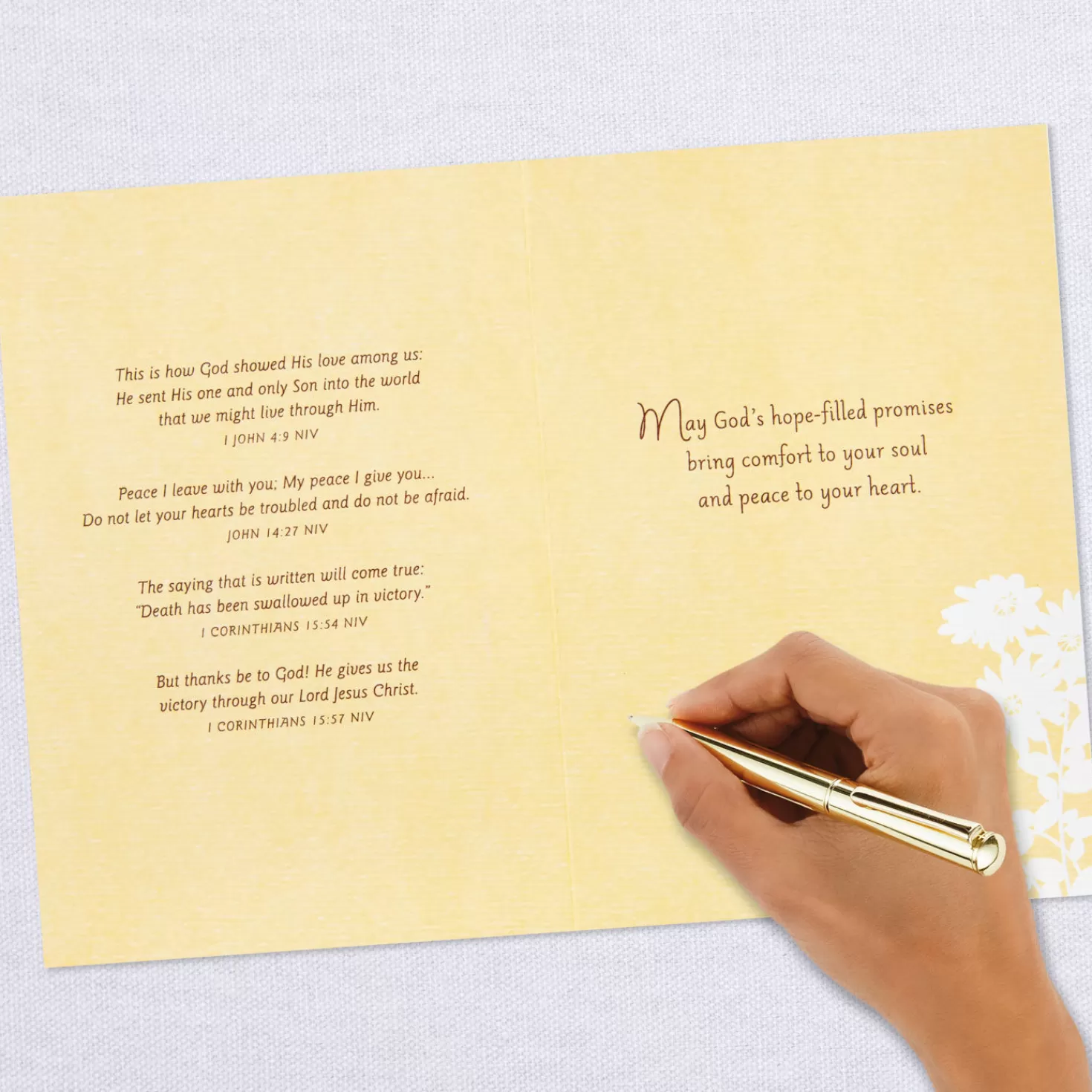 Online Promises Of God's Comfort And Hope Religious Sympathy Card Sympathy