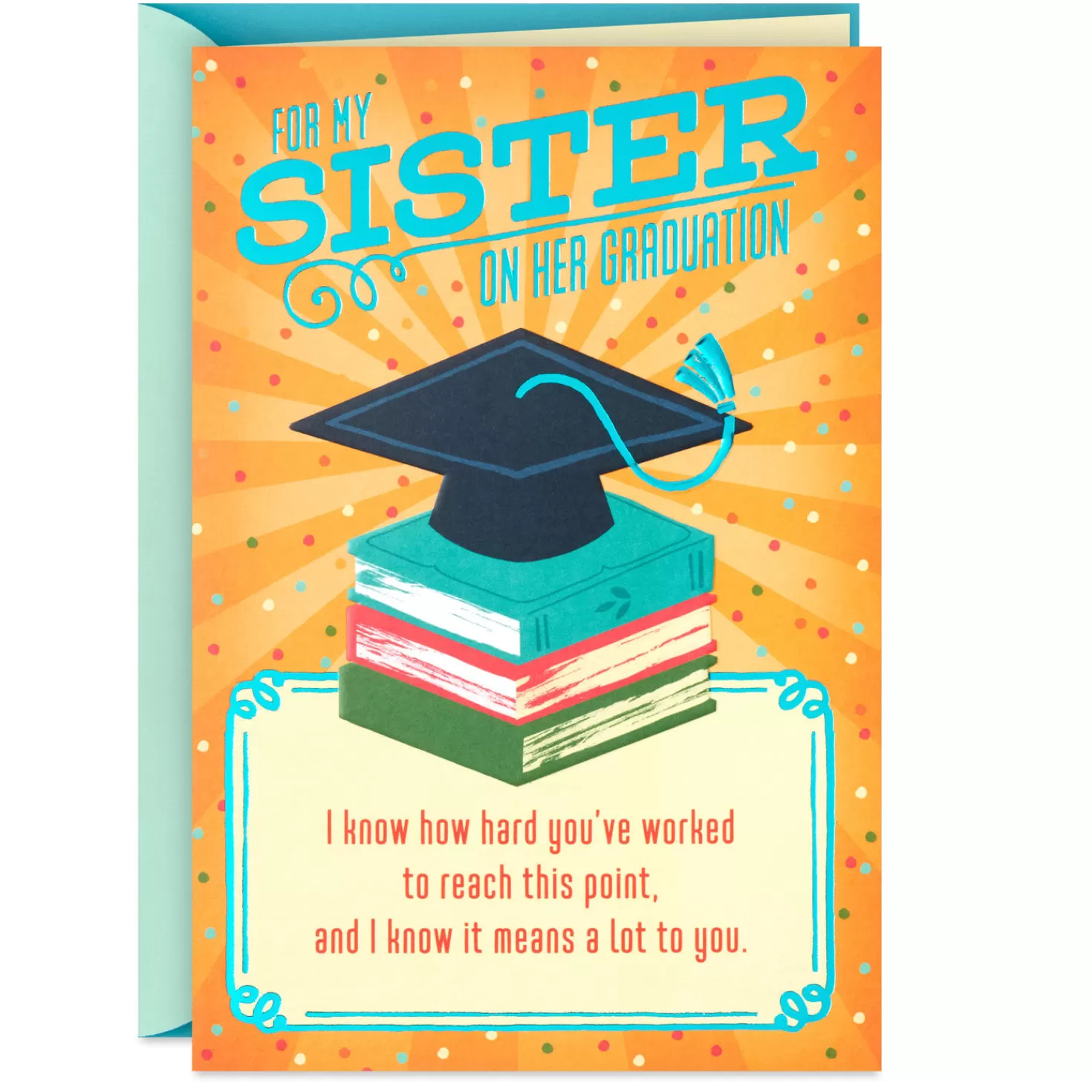 Shop Proud Of How Hard You'Ve Worked Graduation Card For Sister Graduation