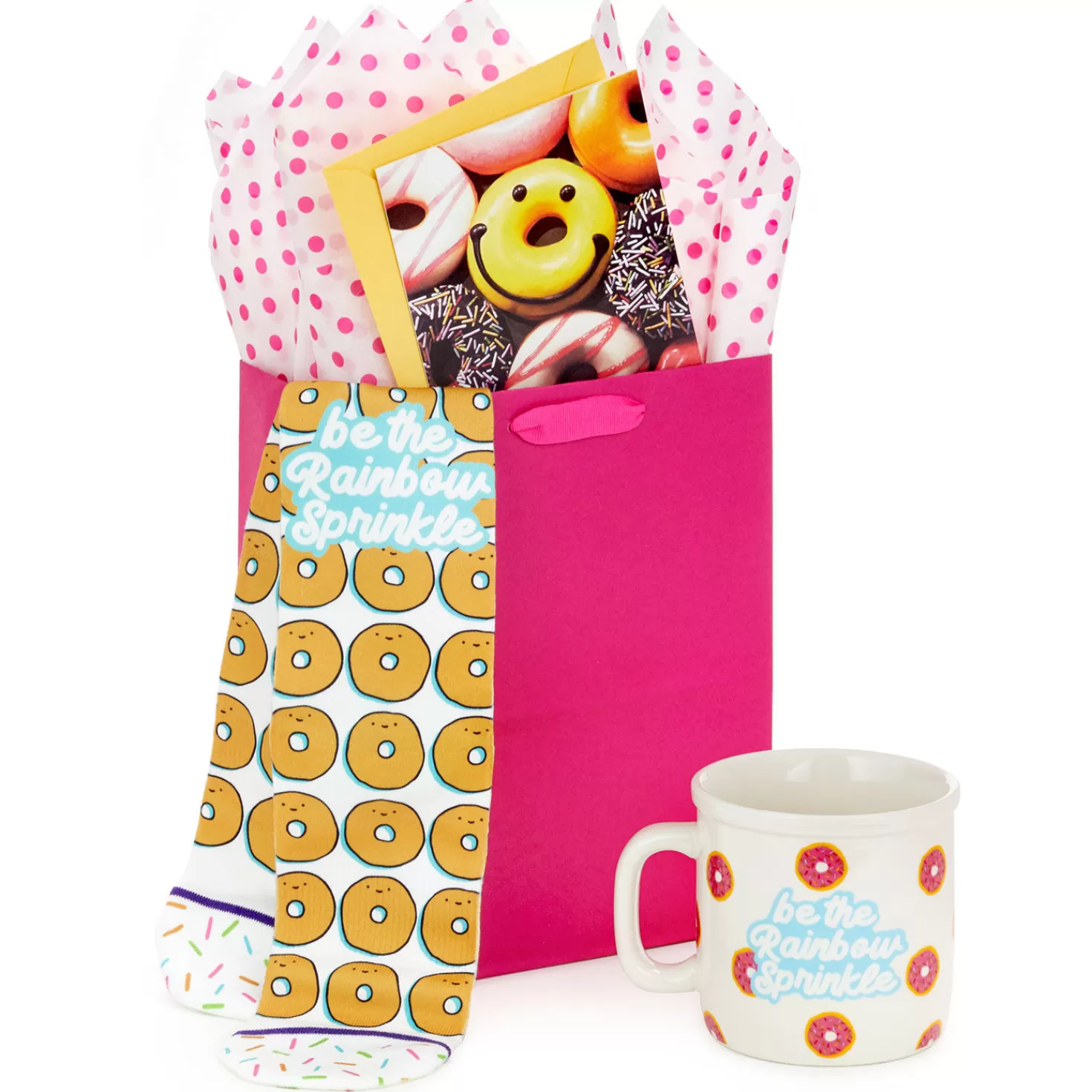 Birthday>Hallmark Rainbow Sprinkles Birthday Gift Set