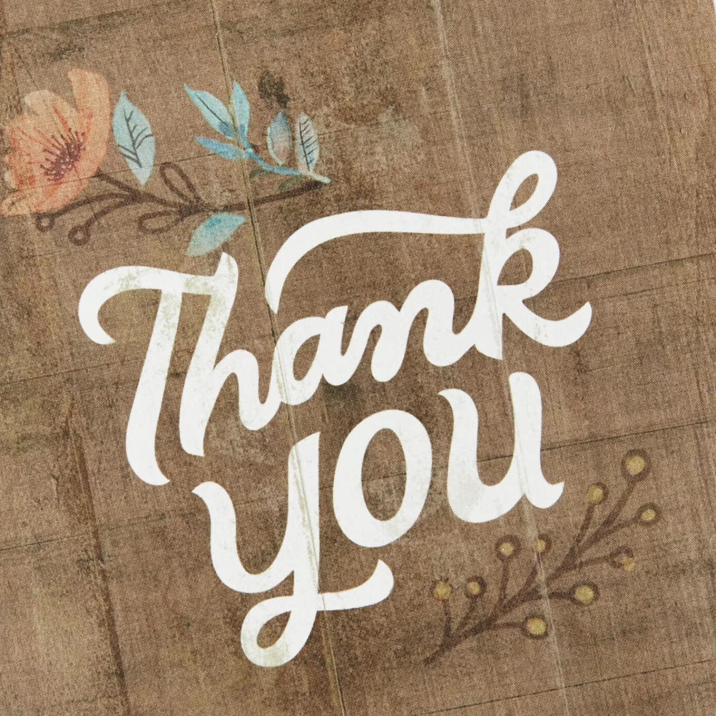 Clearance Rustic Chic Assorted Blank Thank-You Notes, Pack Of 48 Wedding