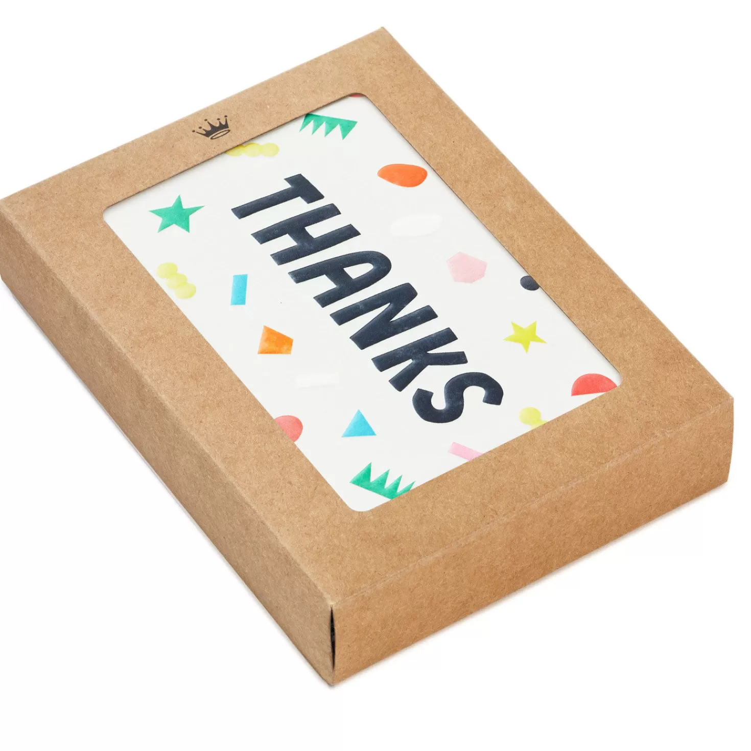 Cheap Scattered Confetti Boxed Blank Thank-You Notes, Pack Of 24 Thank You
