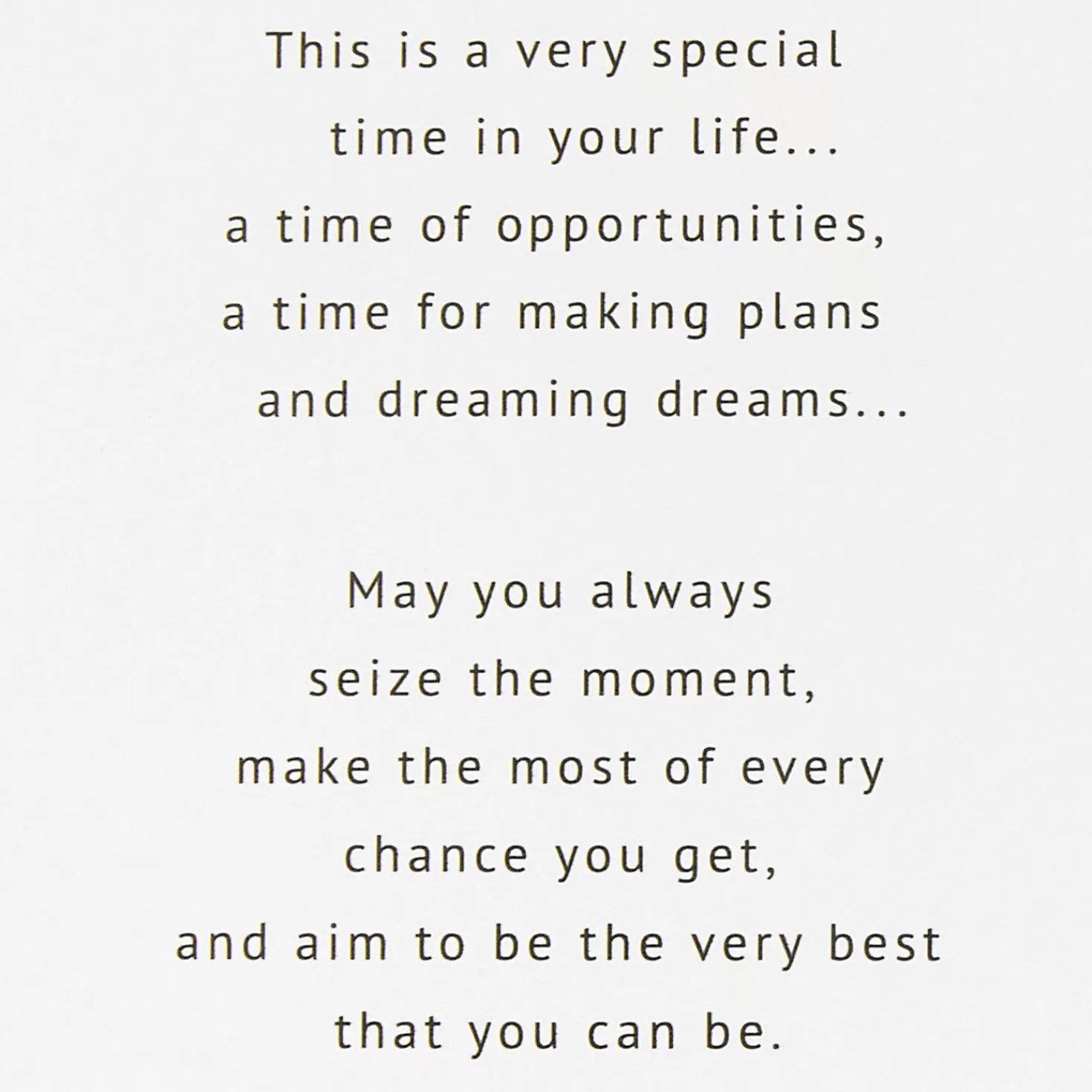 Sale Seize The Moment Graduation Card For Her Graduation