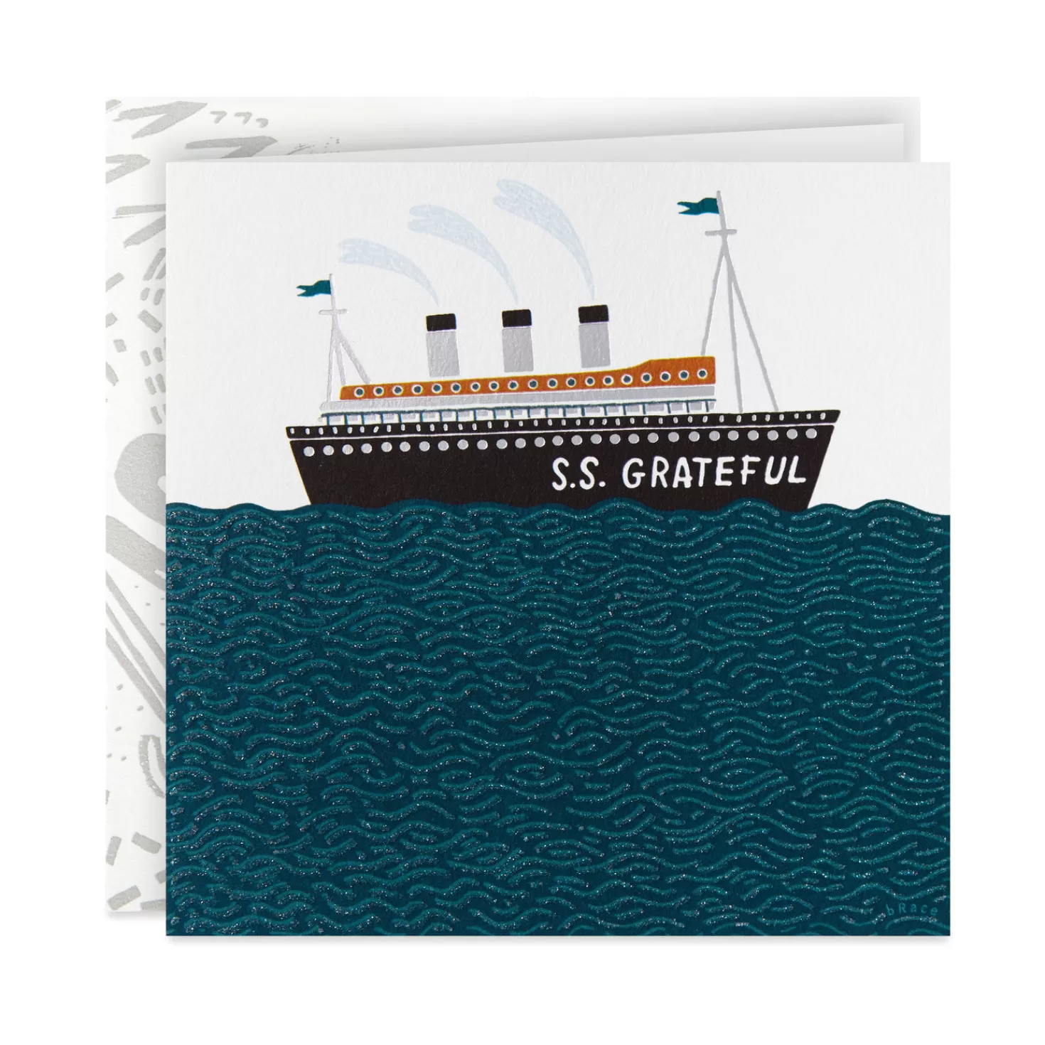 Outlet Ship Ss Grateful Thank-You Card Thank You