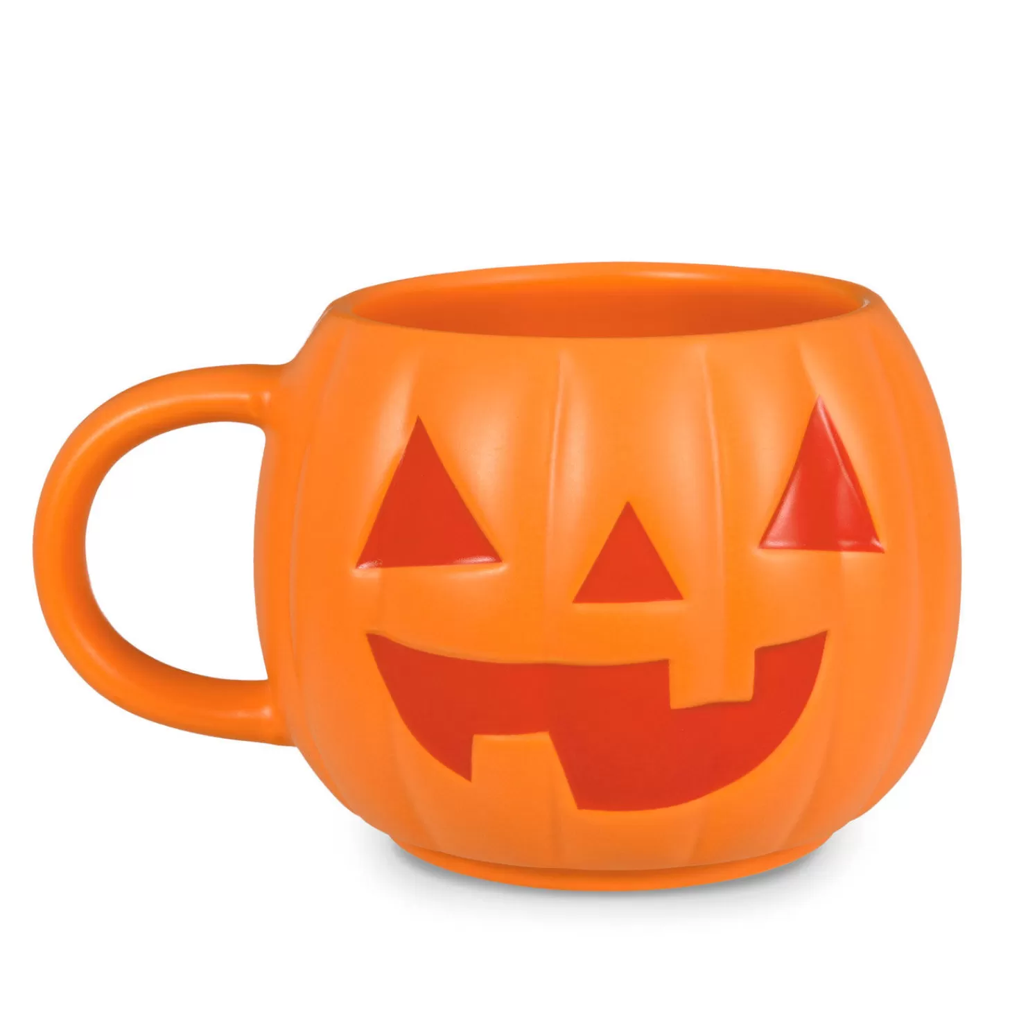 Halloween (10/31)>Hallmark Smiling Pumpkin Sculpted Mug, 20 Oz.