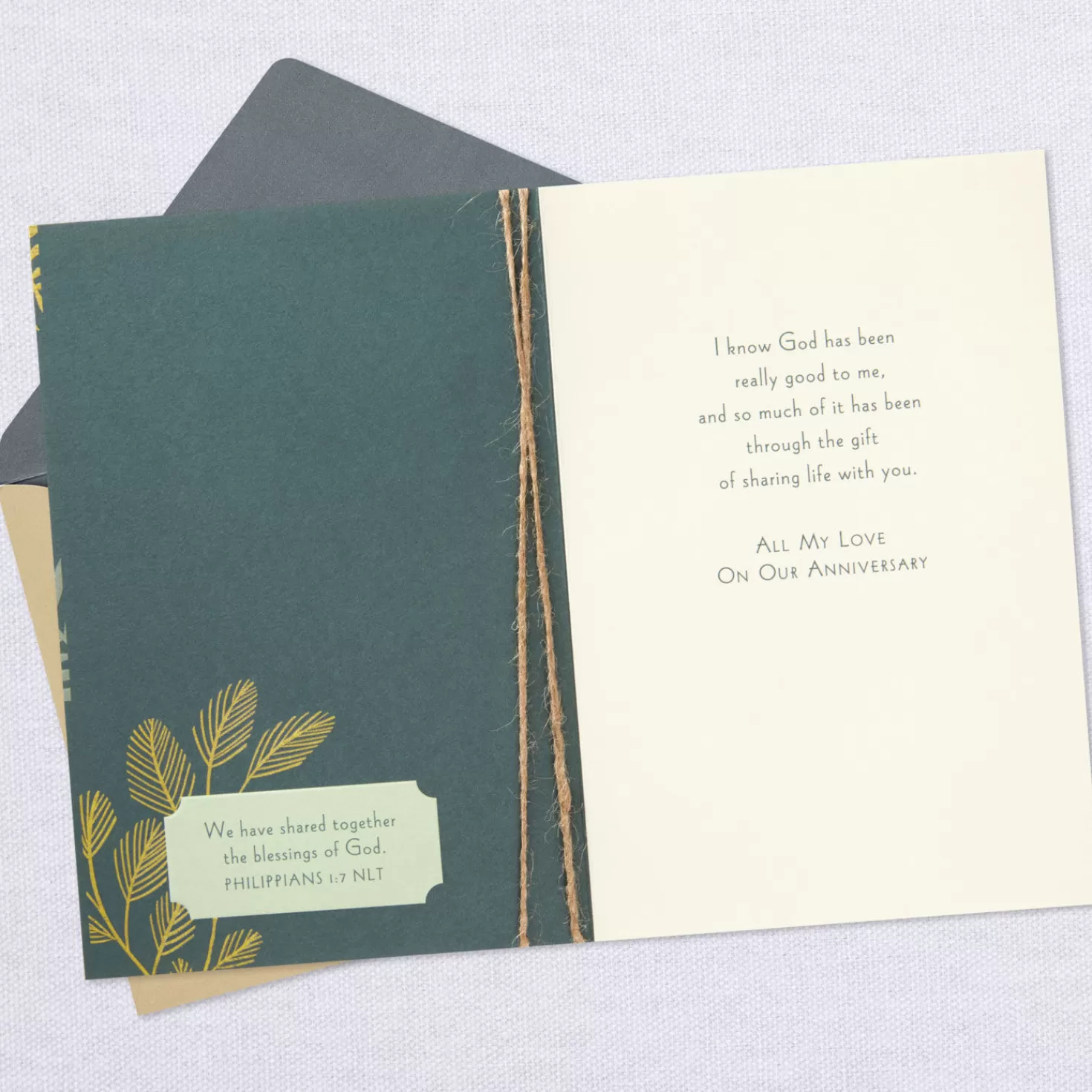 Anniversary>Hallmark So Blessed To Be Married To You Religious Anniversary Card For Husband