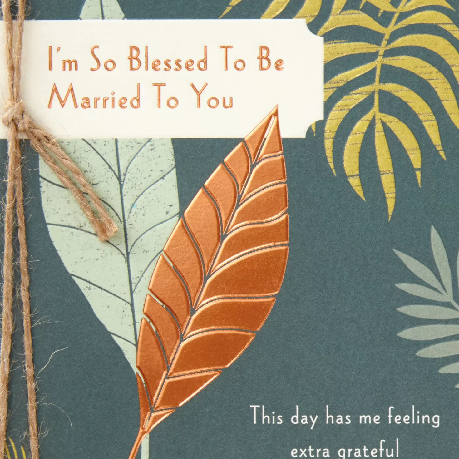 Anniversary>Hallmark So Blessed To Be Married To You Religious Anniversary Card For Husband