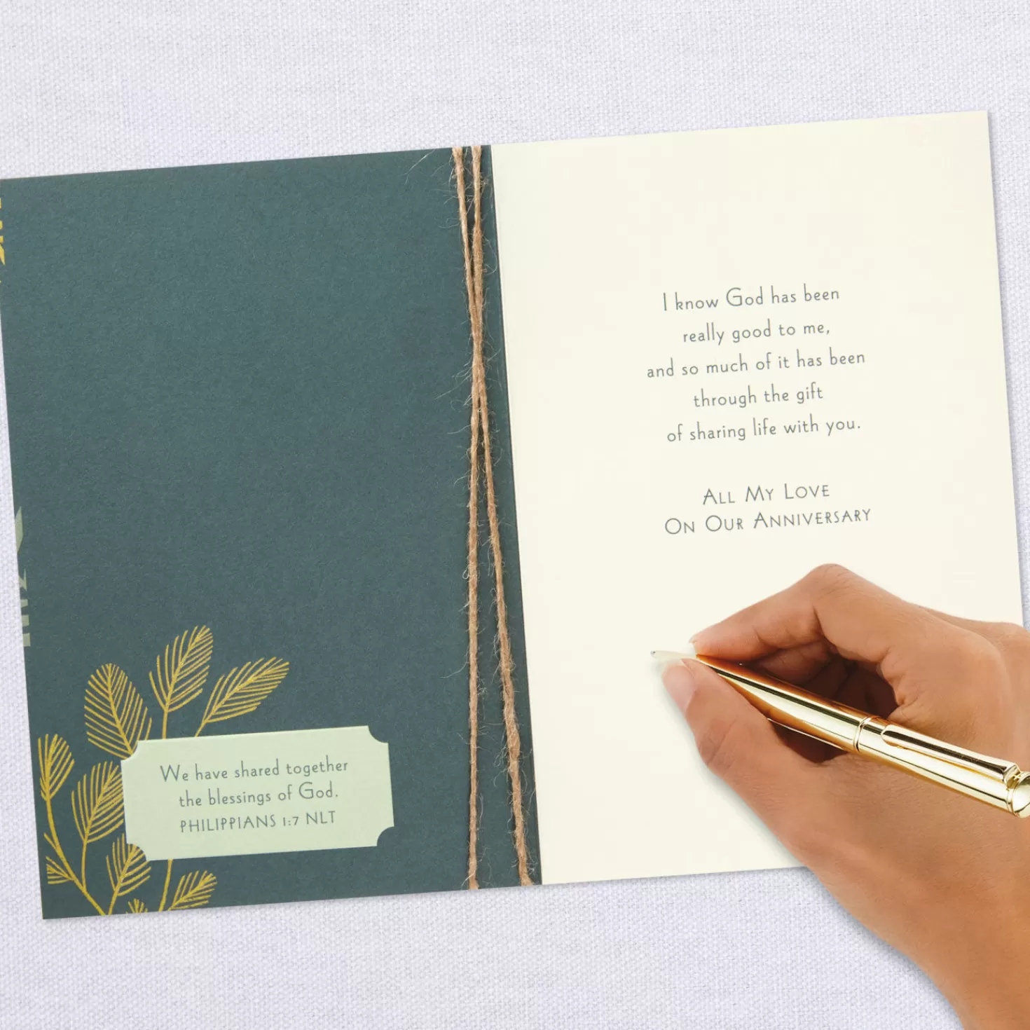 Anniversary>Hallmark So Blessed To Be Married To You Religious Anniversary Card For Husband