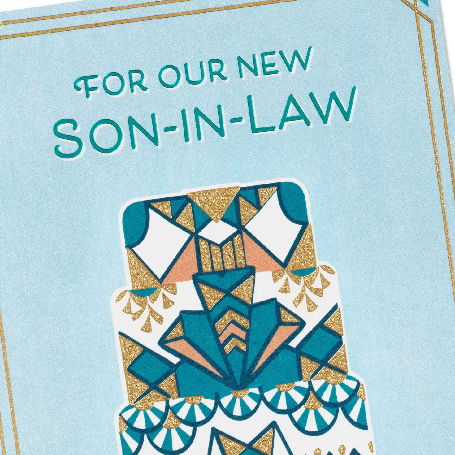 New So Happy You'Ve Joined Our Family Wedding Card For Son-In-Law Wedding