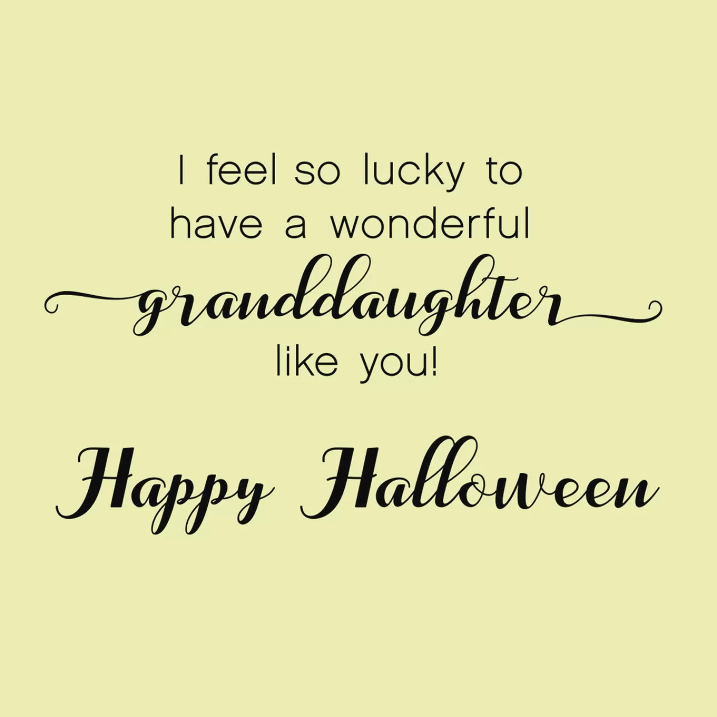 Halloween (10/31)>Hallmark So Lucky Halloween Card For Granddaughter