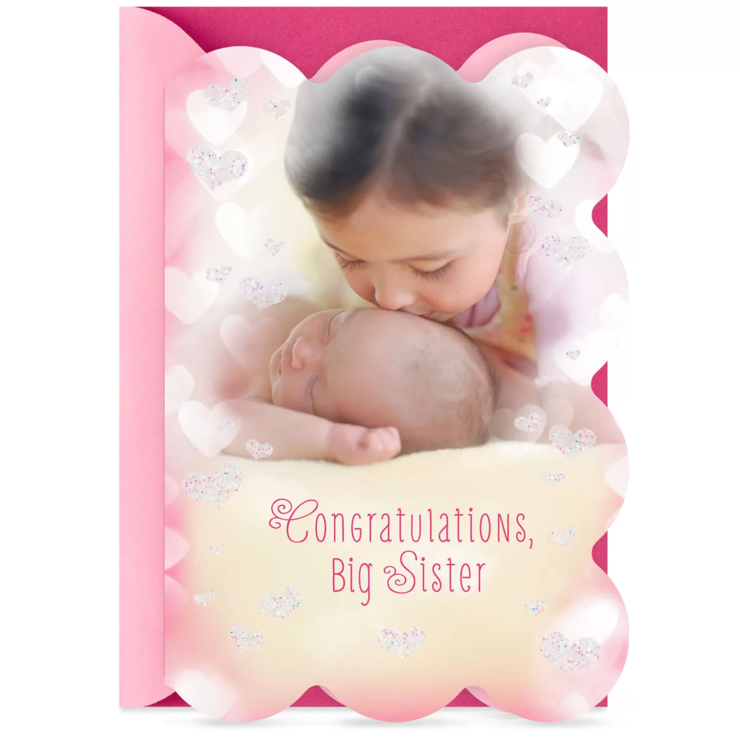 Baby>Hallmark So Lucky To Have You New Baby Card For Big Sister