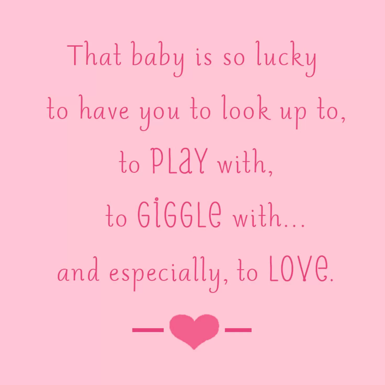 Baby>Hallmark So Lucky To Have You New Baby Card For Big Sister