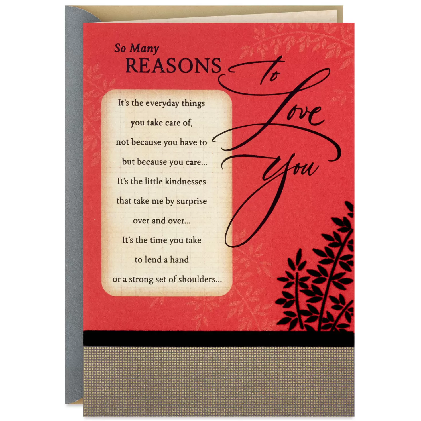 Anniversary>Hallmark So Many Reasons To Love You Anniversary Card For Him