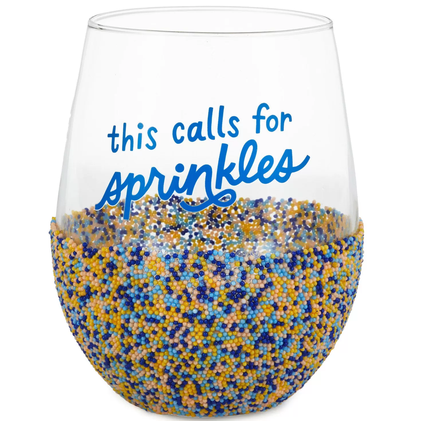 Birthday>Hallmark Sprinkle Dip Wine Glass, 16 Oz.