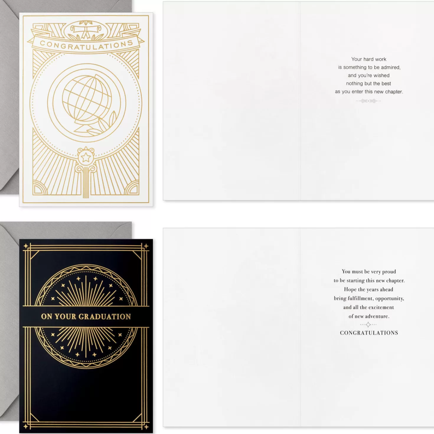 Shop Stately Styles Graduation Cards Assortment, Pack Of 16 Graduation