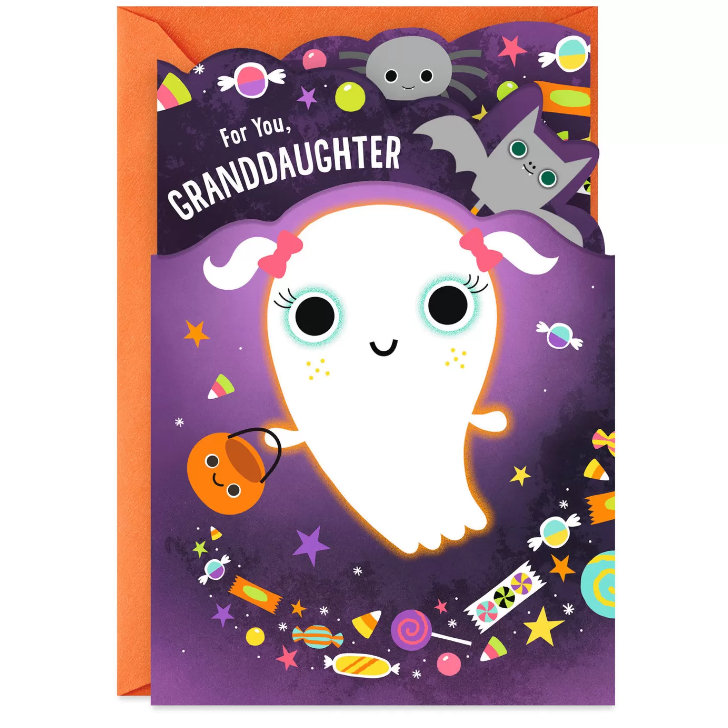 Halloween (10/31)>Hallmark Sweet And Huggable Halloween Card For Granddaughter