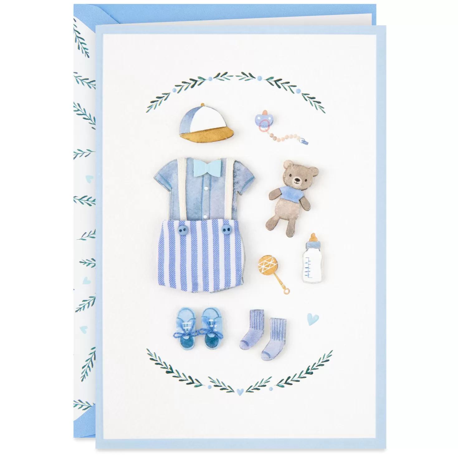 Baby>Hallmark Sweet Celebration New Baby Boy Card