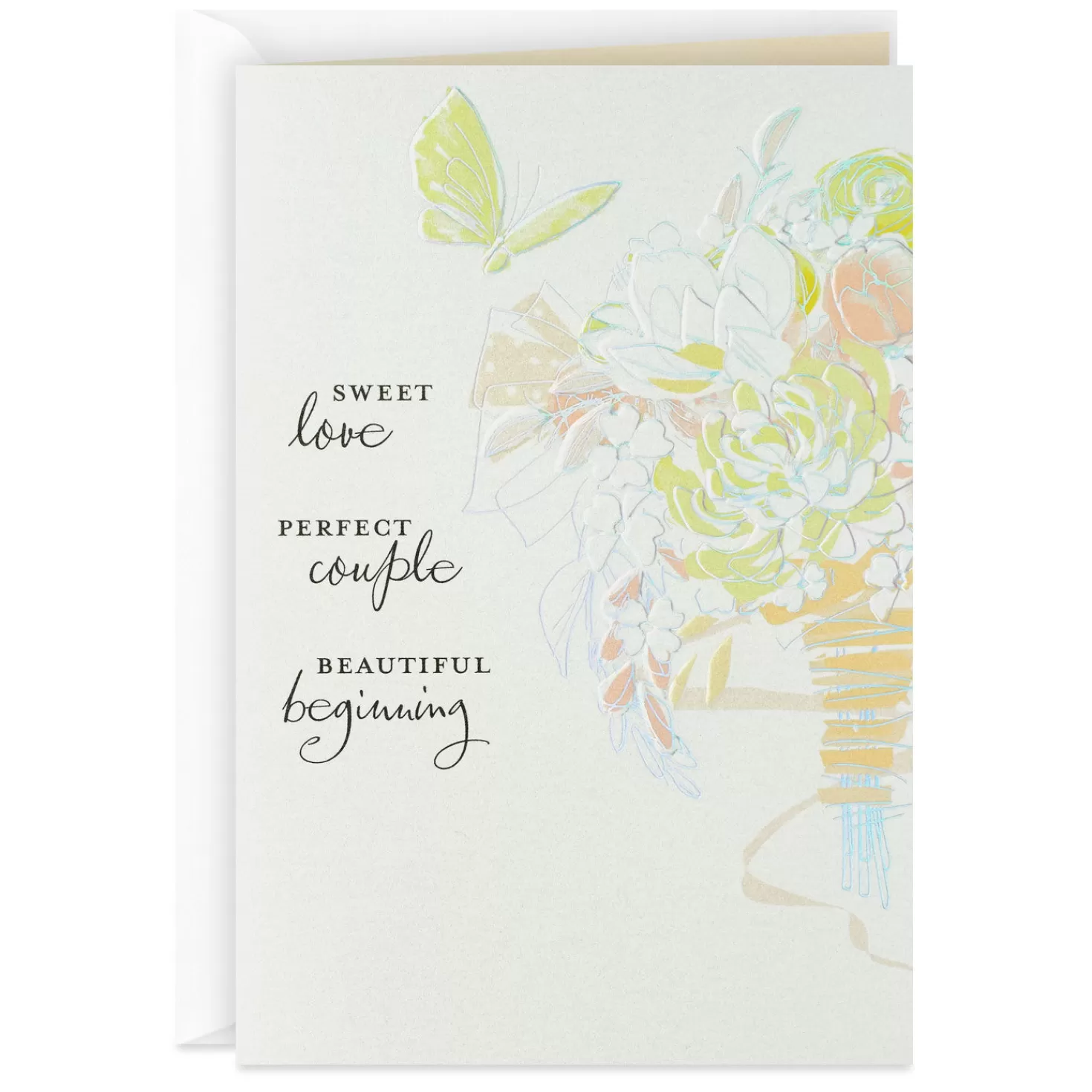 Fashion Sweet Love, Beautiful Beginning Wedding Card Wedding