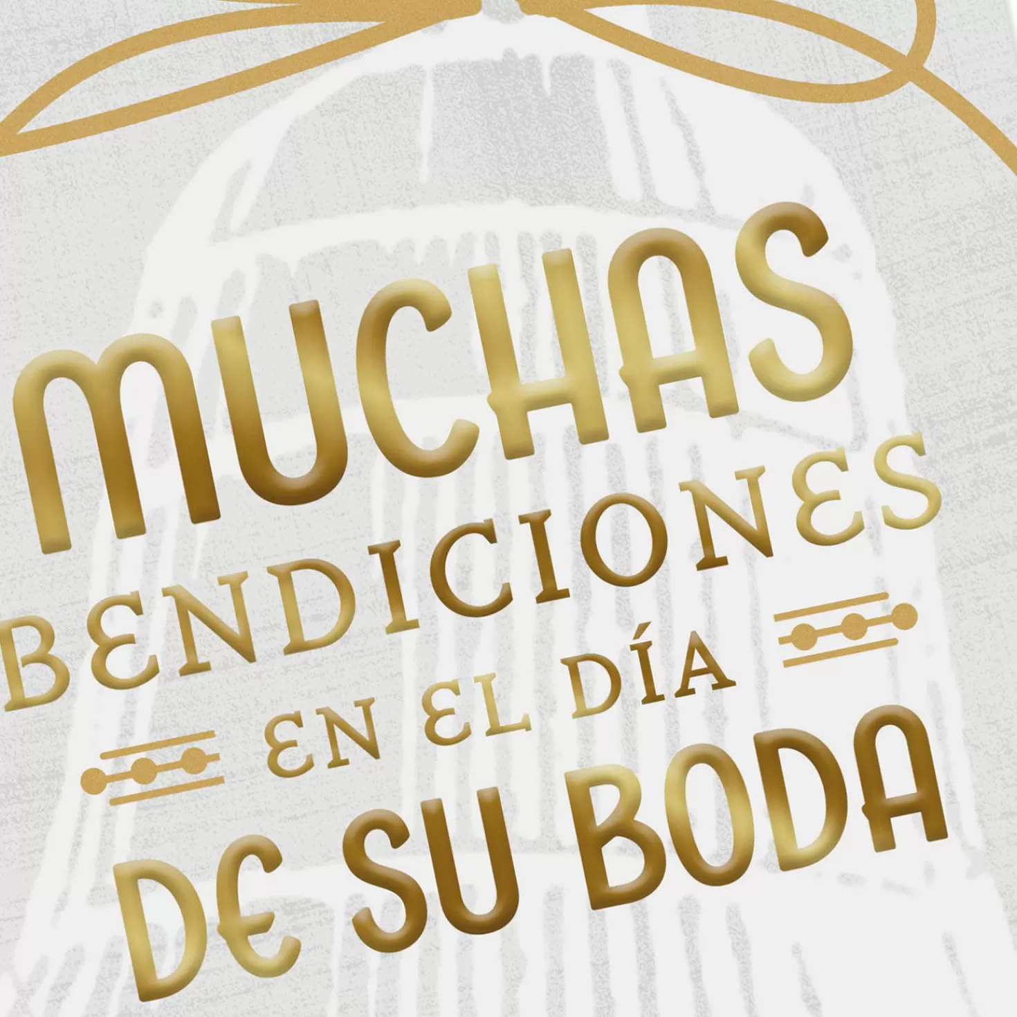 New Thanks To God For Your Union Spanish-Language Wedding Card Wedding