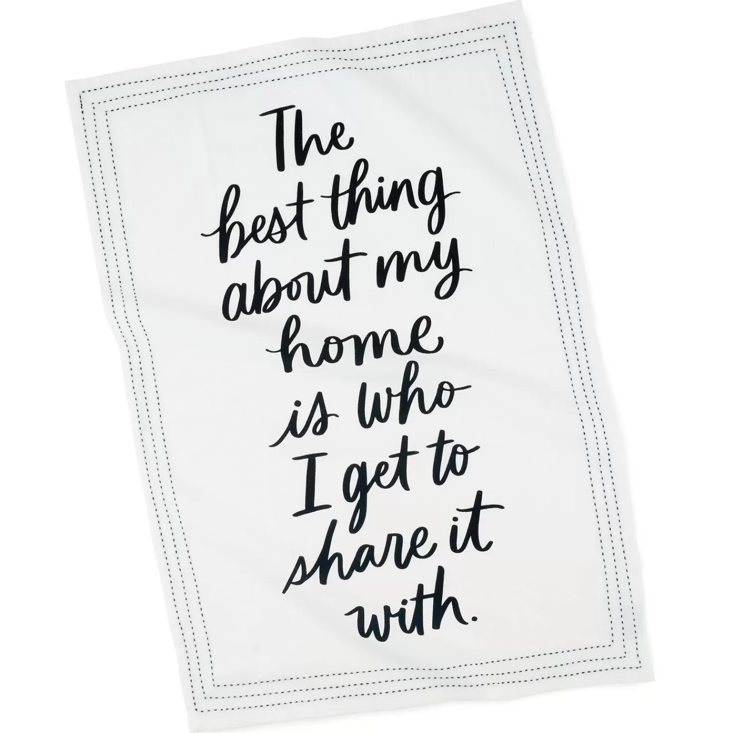 Sale The Best Thing About My Home Is Tea Towel Encouragement