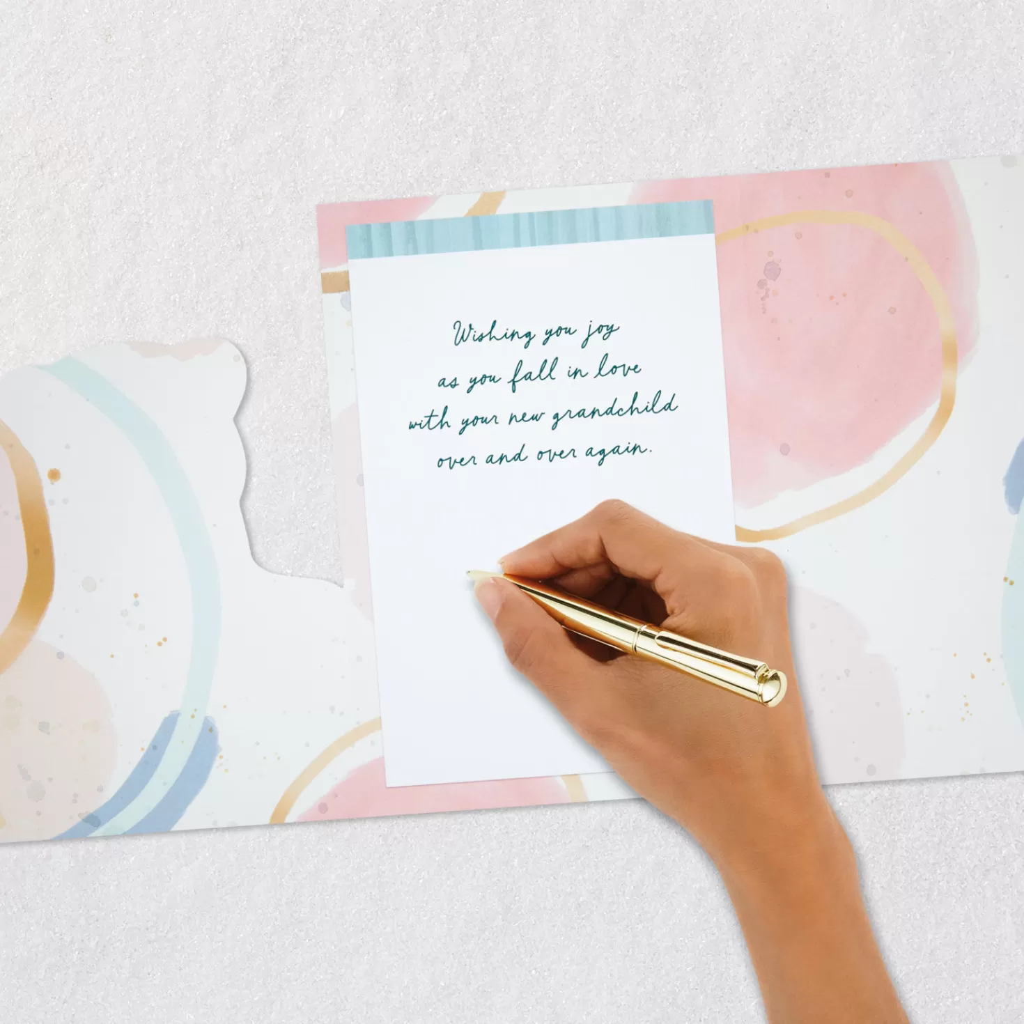 Baby>Hallmark The Huggiest Job In The World New Baby Card For Grandparents