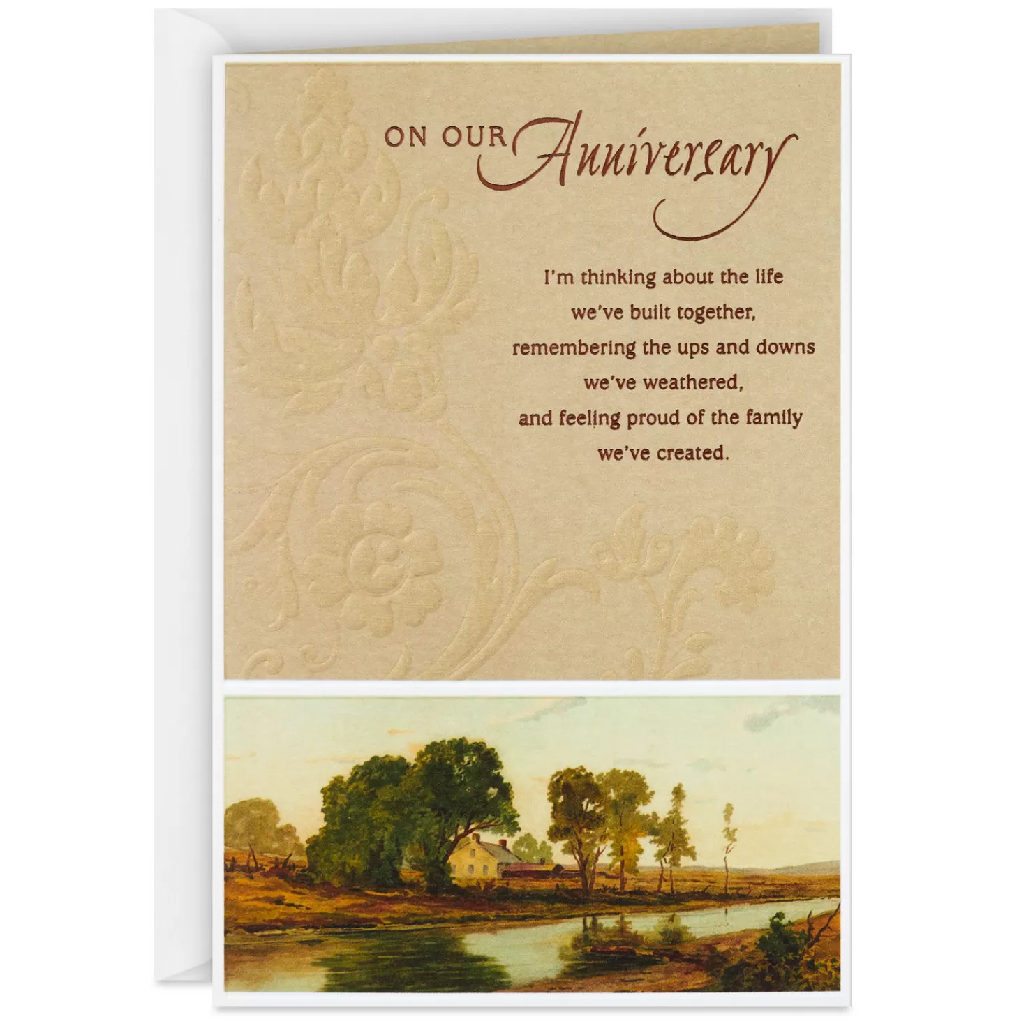 Anniversary>Hallmark The Life We'Ve Built Together Anniversary Card