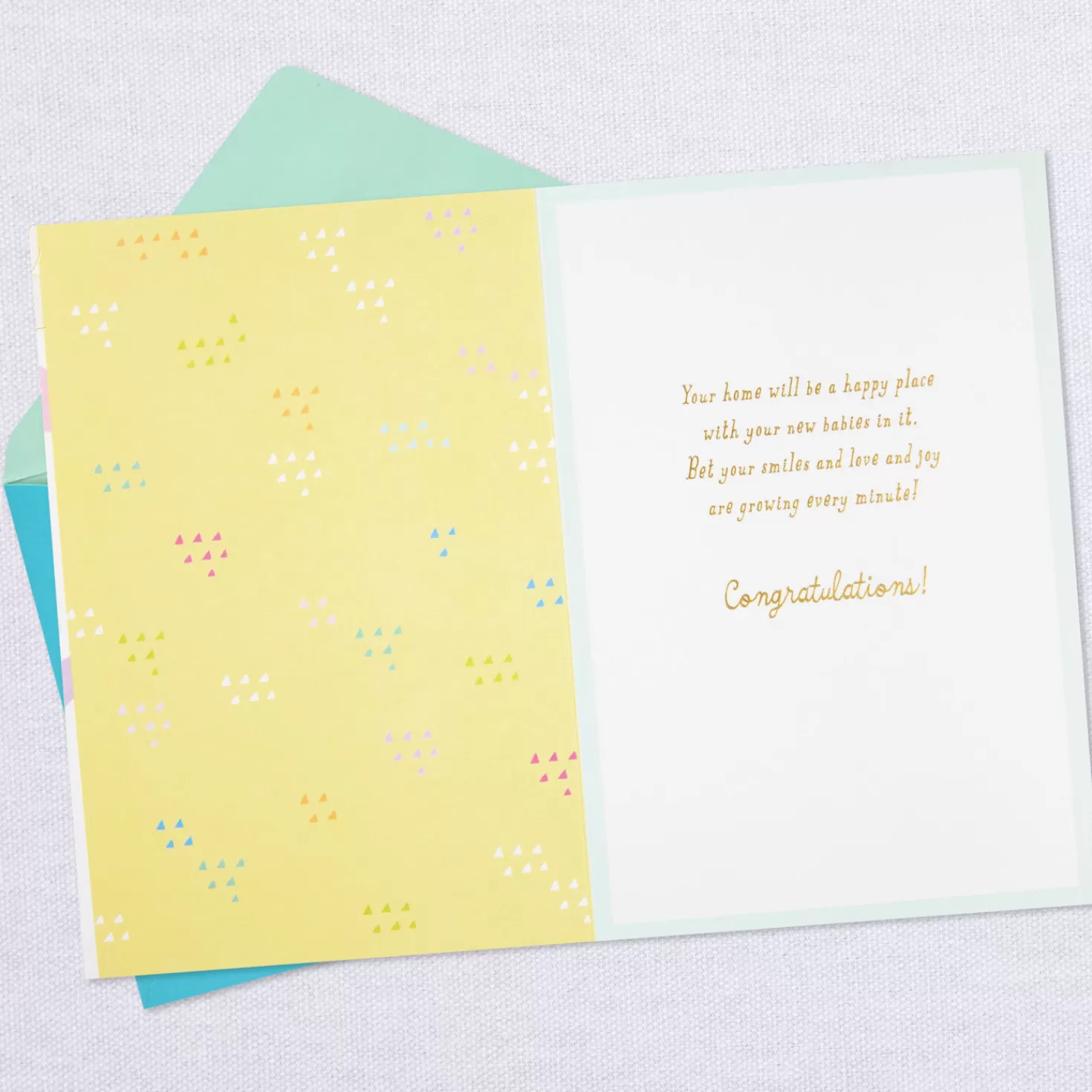 Baby>Hallmark The Love Is Multiplying New Baby Card For Multiple Babies