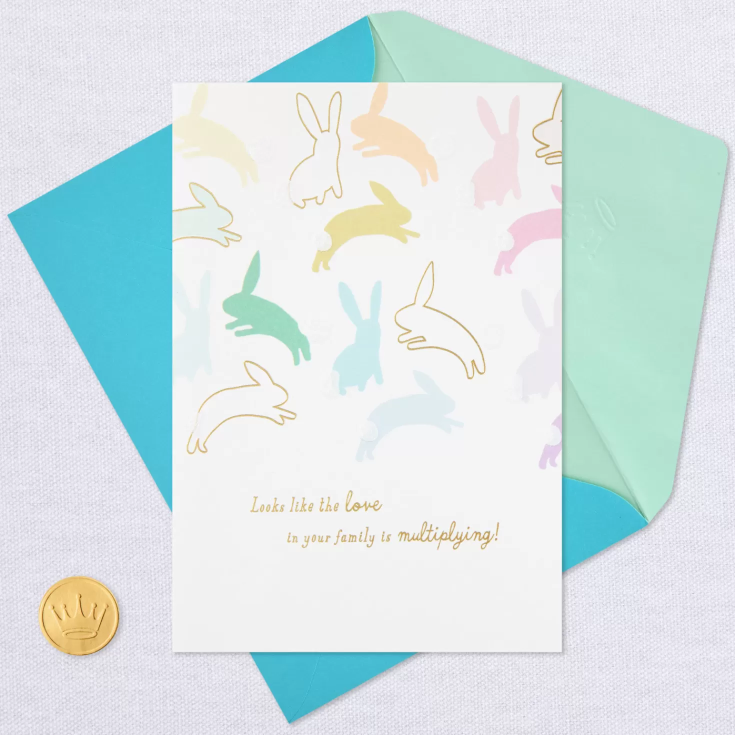 Baby>Hallmark The Love Is Multiplying New Baby Card For Multiple Babies