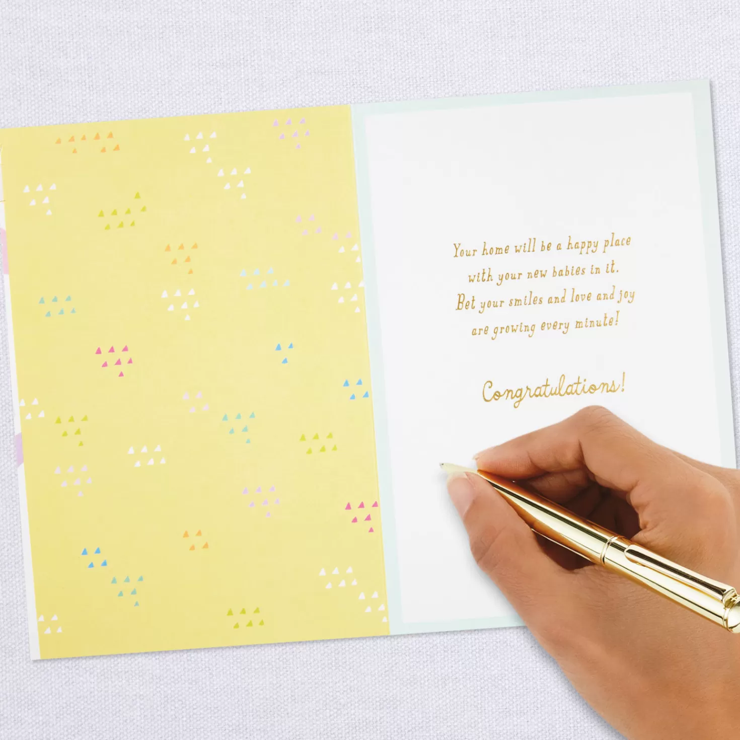 Baby>Hallmark The Love Is Multiplying New Baby Card For Multiple Babies