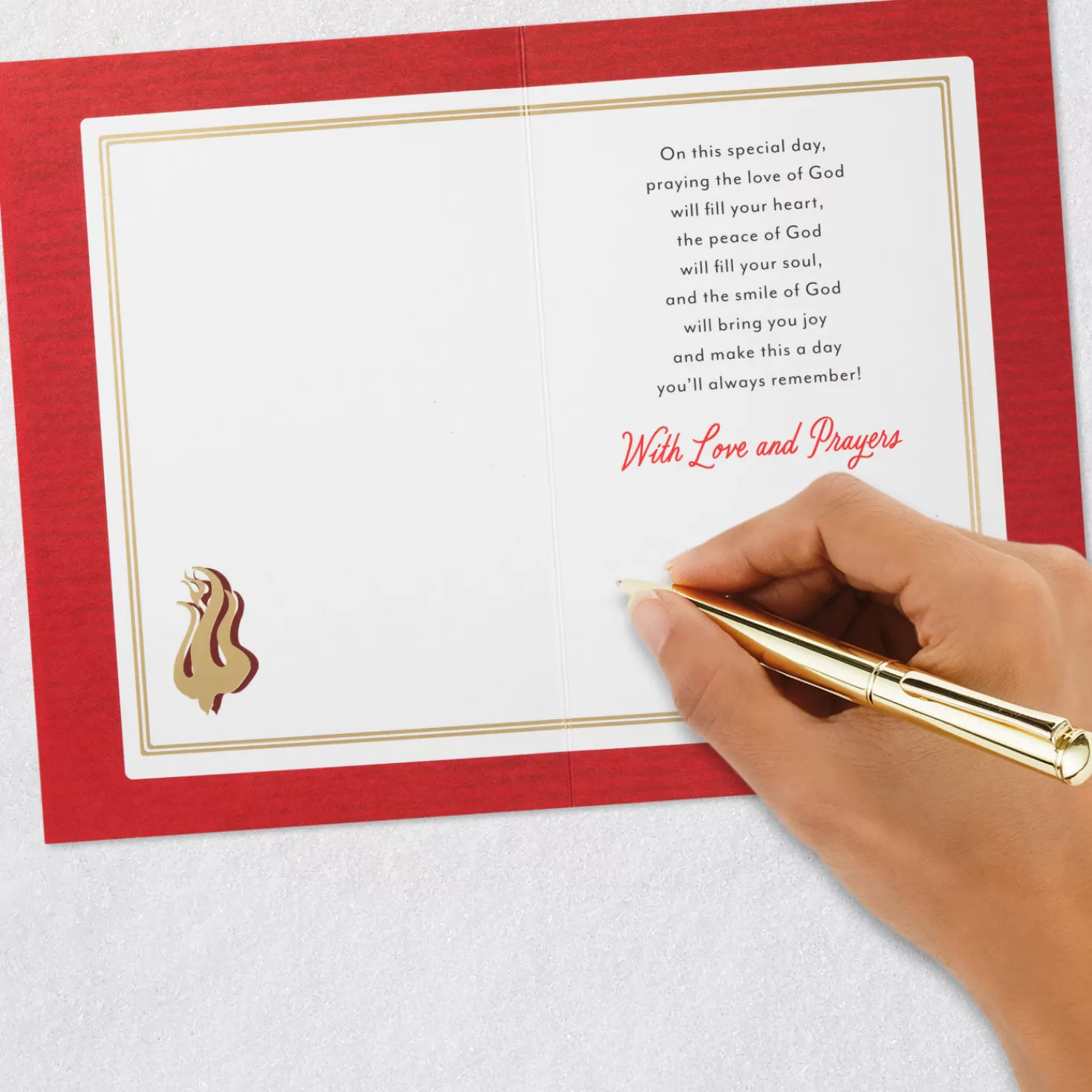 Sale The Love Of God Religious Confirmation Card For Grandson Confirmation
