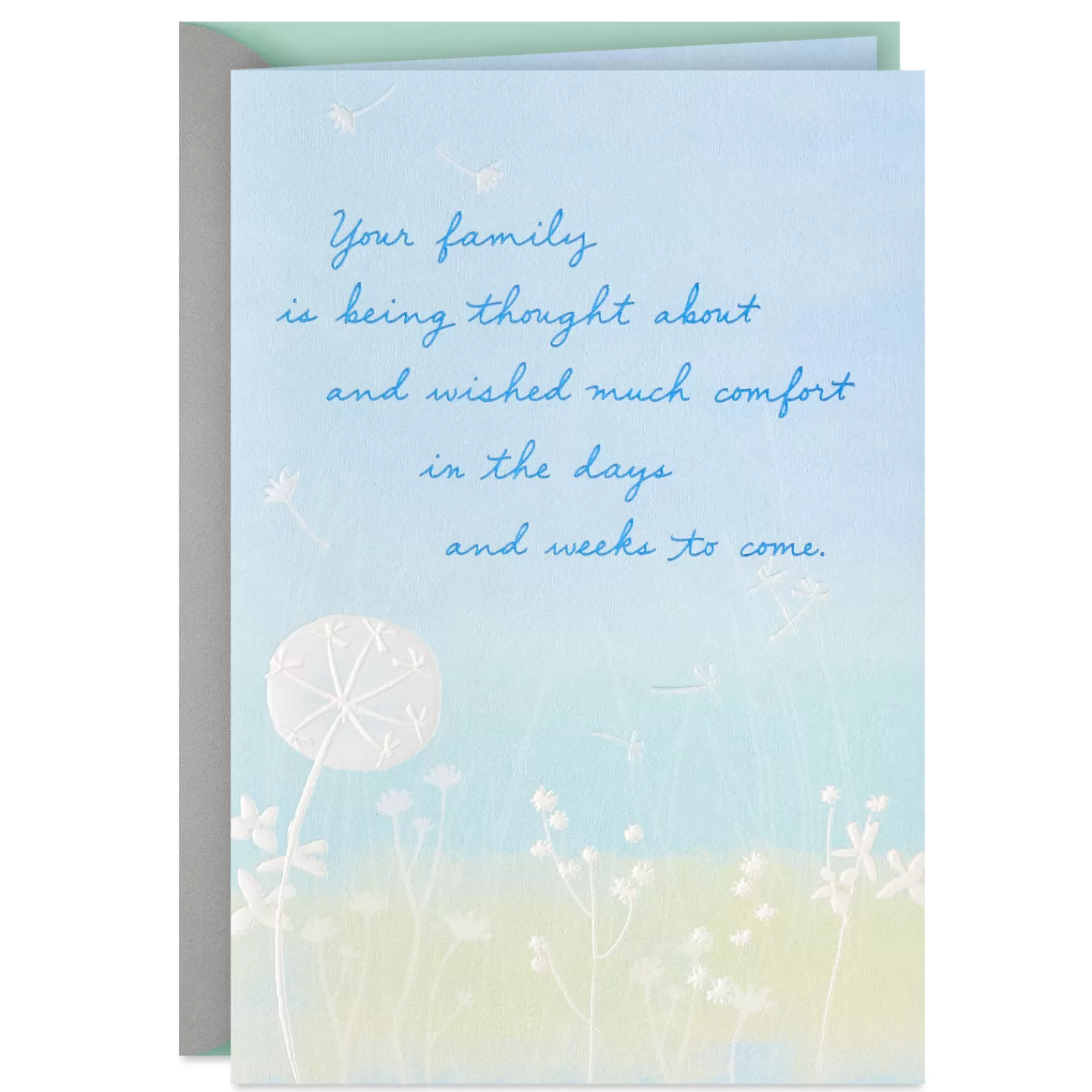 Flash Sale Thinking Of Your Family Sympathy Card For Loss Of Loved One Sympathy