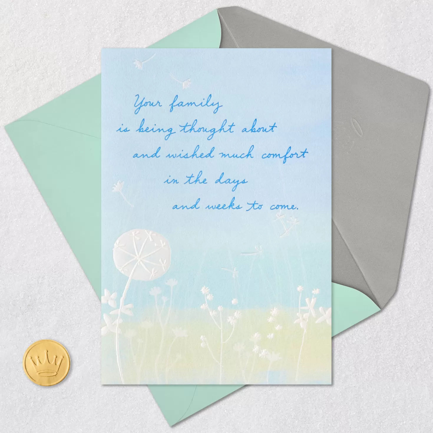 Flash Sale Thinking Of Your Family Sympathy Card For Loss Of Loved One Sympathy