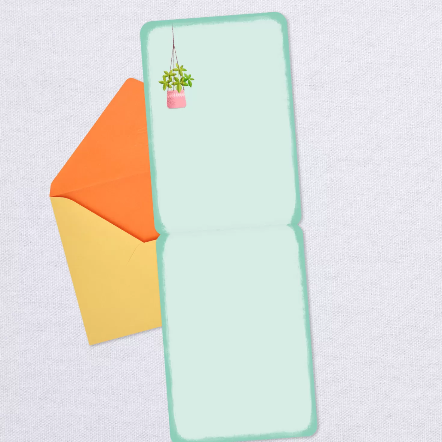 Online Thrive Assorted Plants Blank Card Encouragement