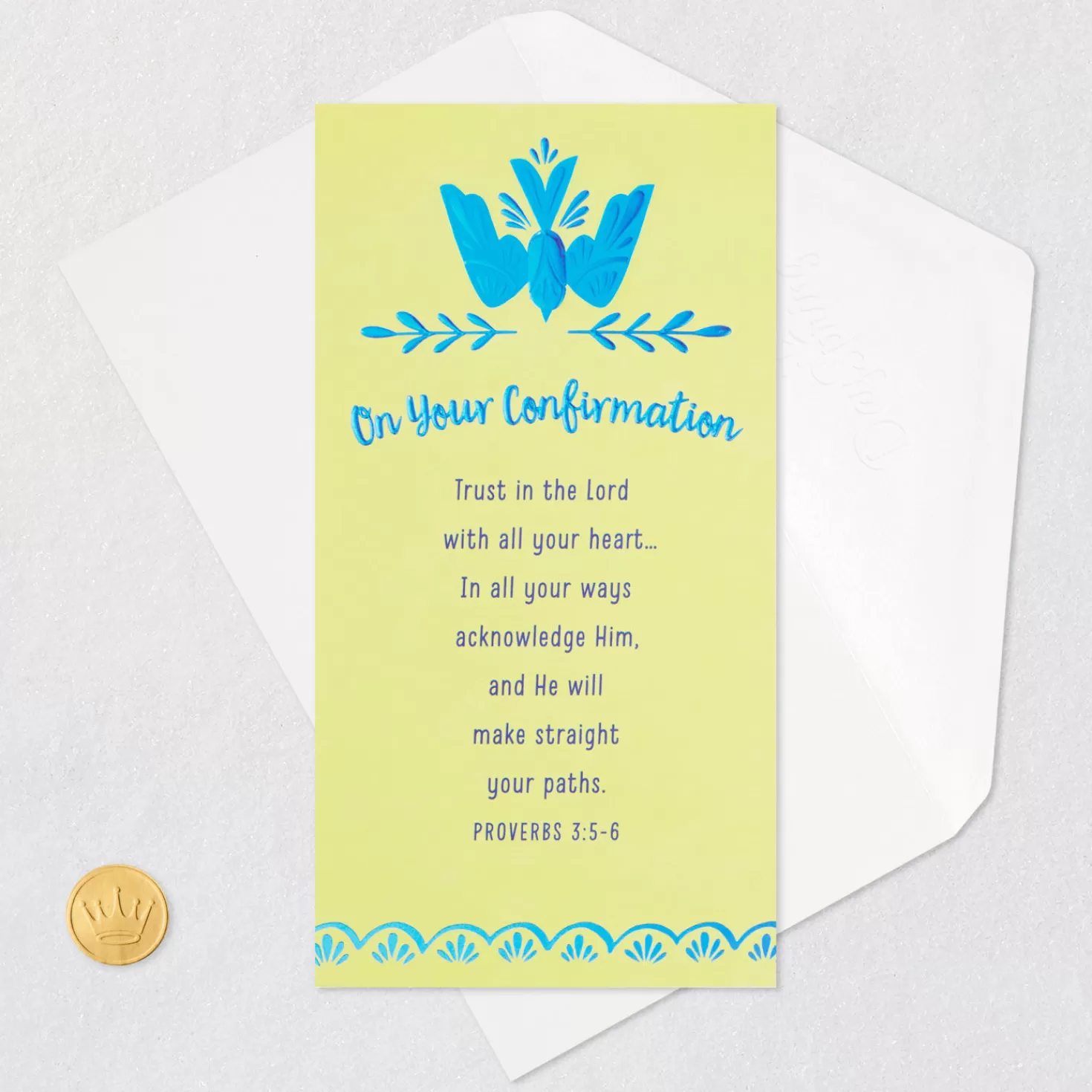 Flash Sale Trust In The Lord Religious Money Holder Confirmation Card Confirmation