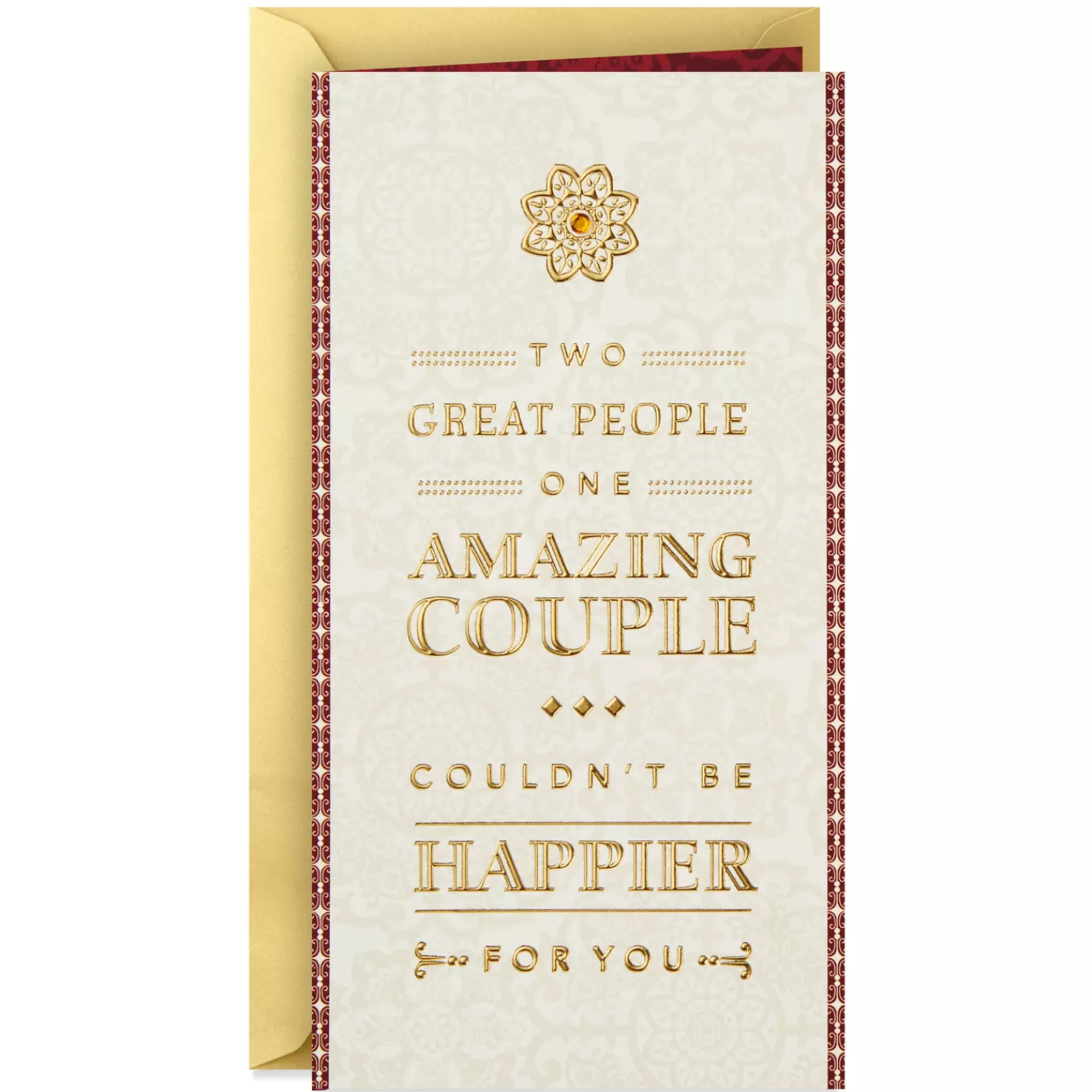 Shop Two Great People, One Amazing Couple Money Holder Wedding Card Wedding